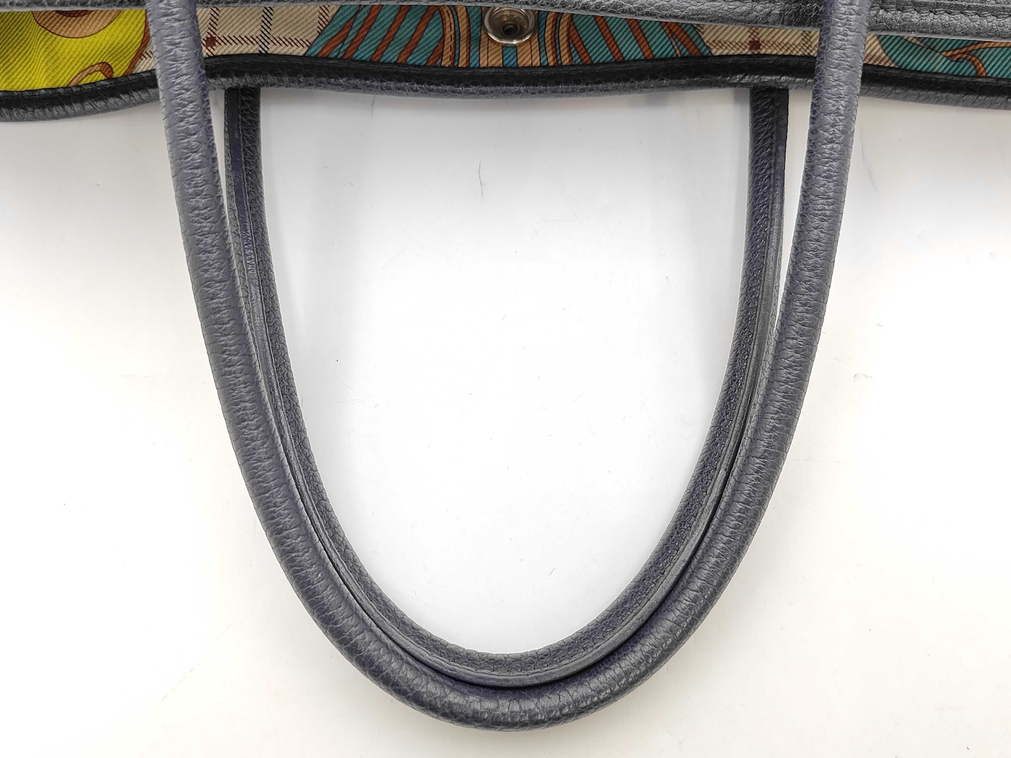 Garden Party PM Negonda Blue Indigo Tote Bag (A stamp) — view 3