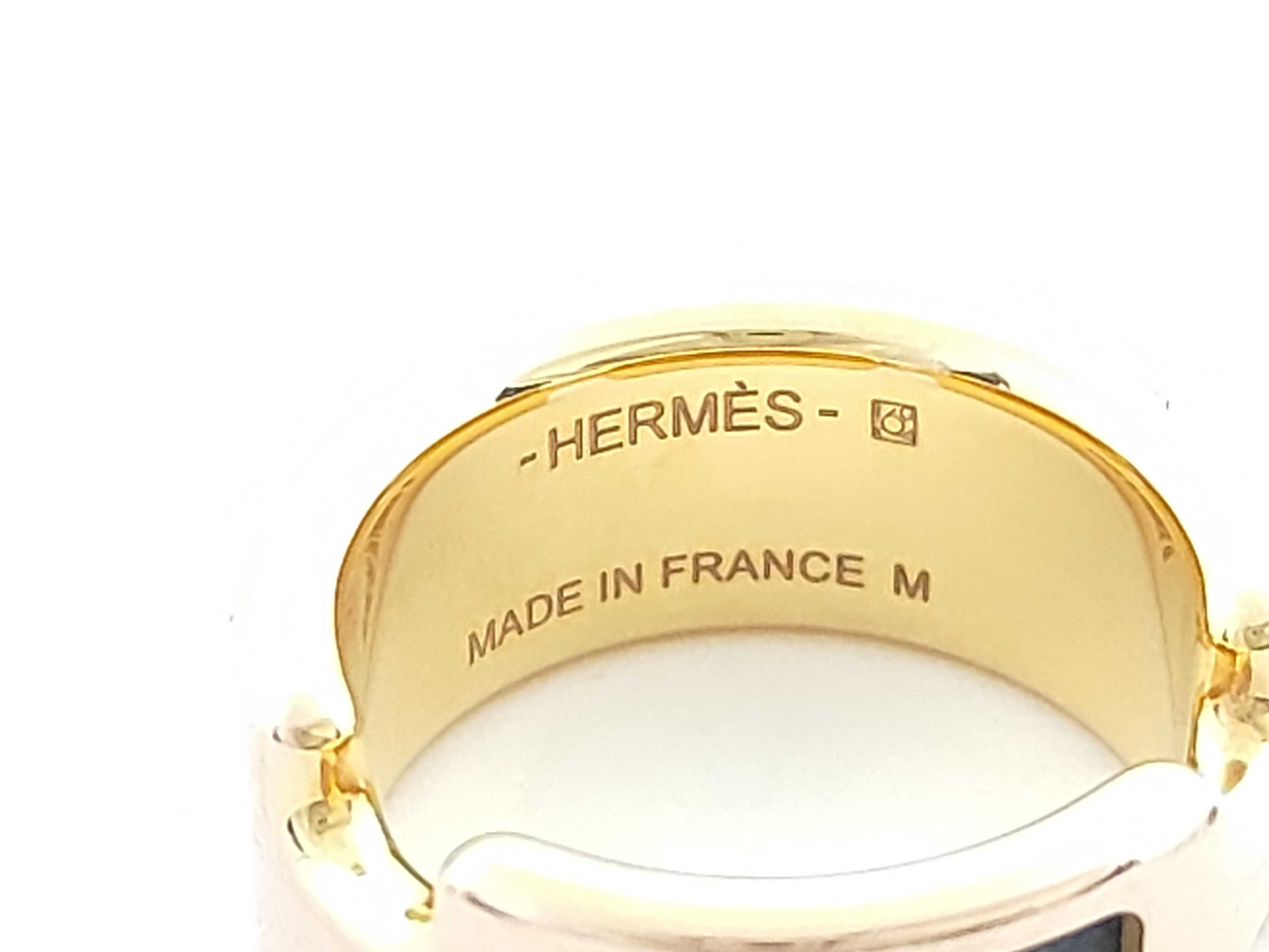 Olympe M Leather Metal Ring — view 5