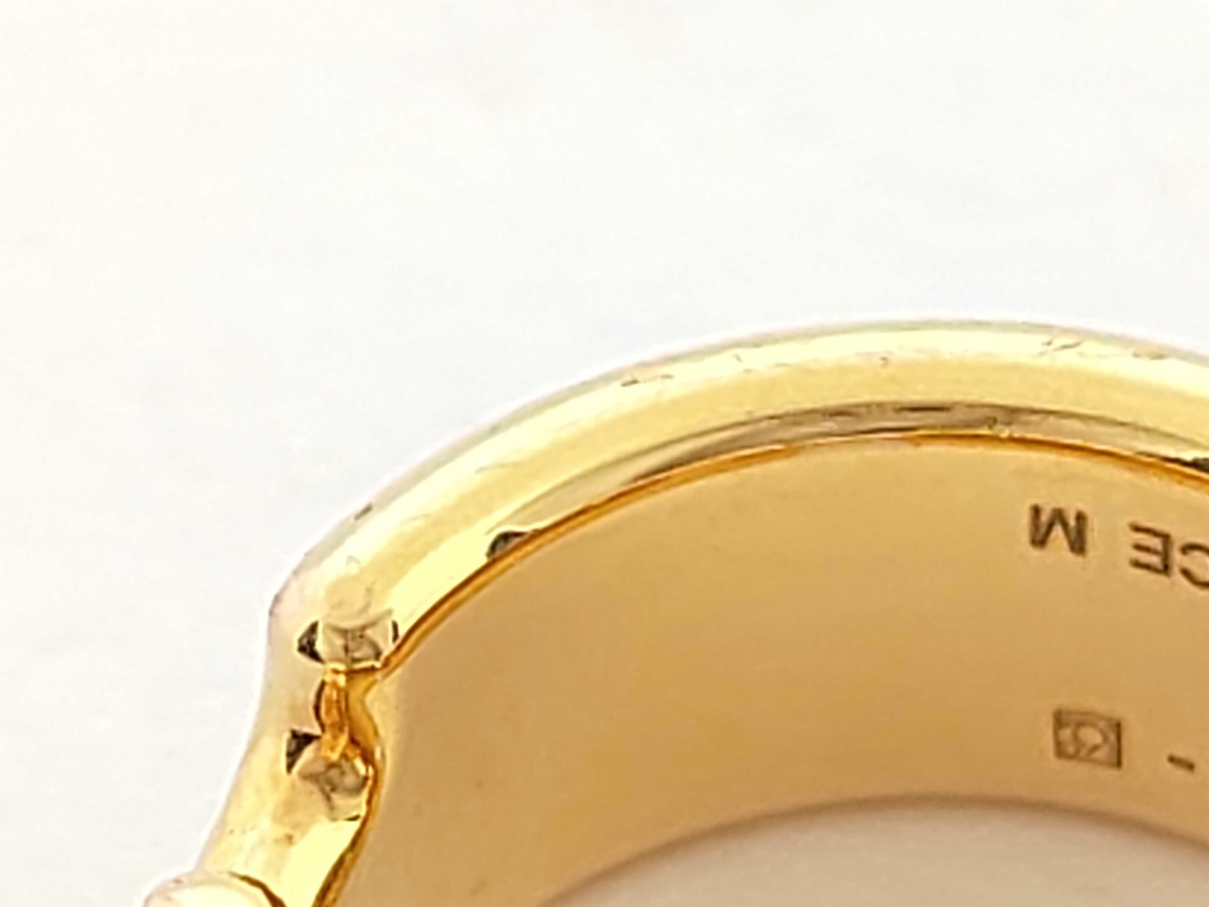 Olympe M Leather Metal Ring — view 9