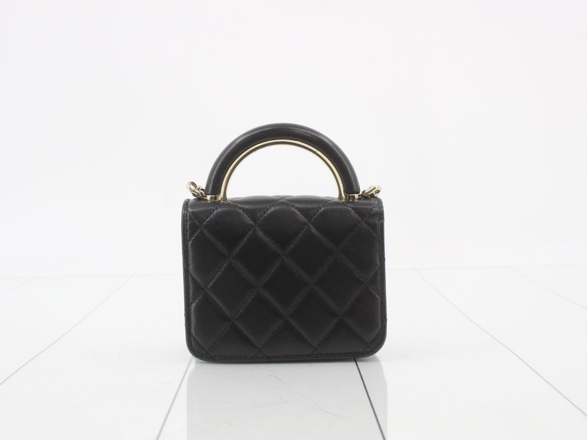 Mini Matelassé 2-way Shoulder Bag with Random Sticker — view 2