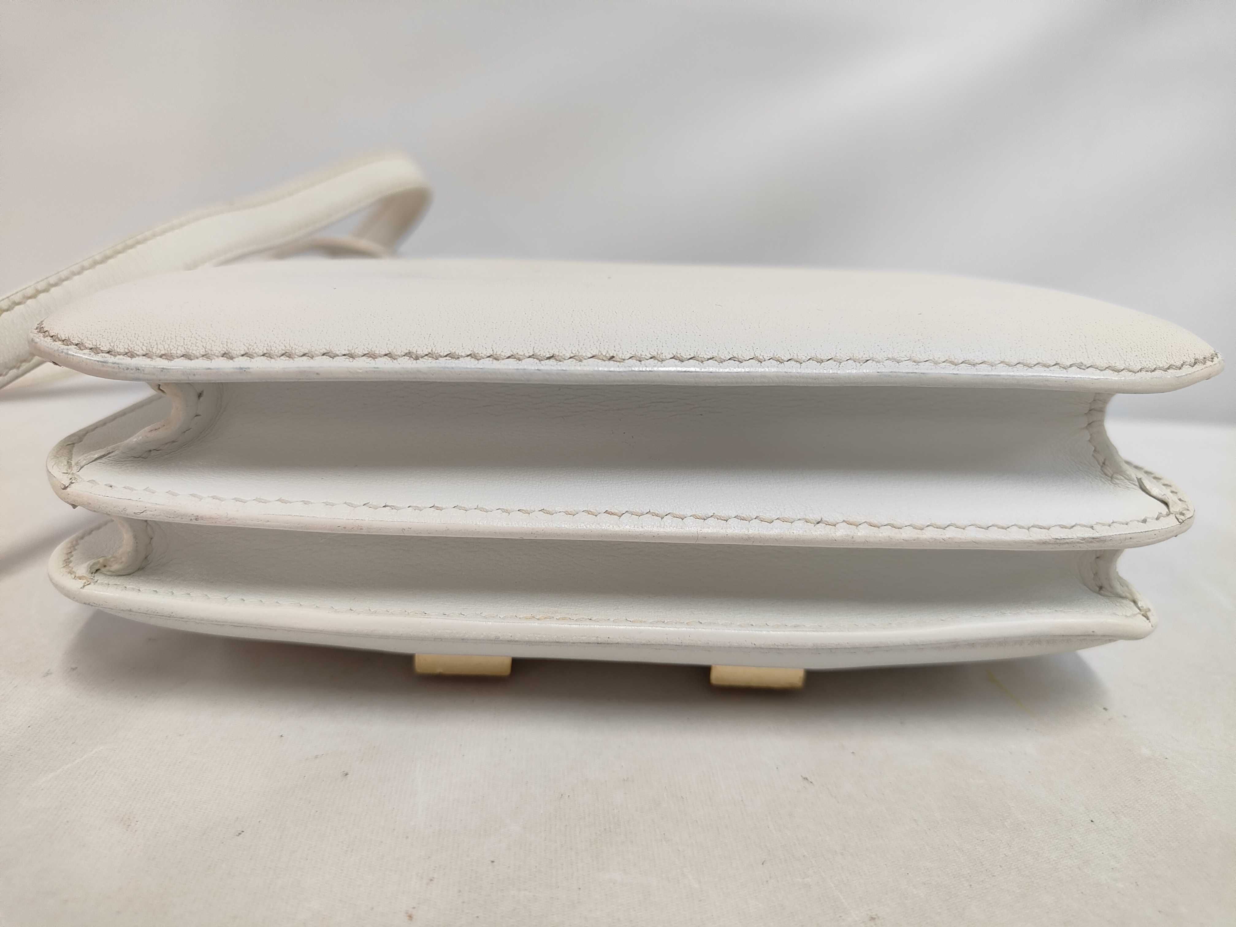 Constance 3 Mini White Gold Hardware B Stamp Shoulder Bag — view 4