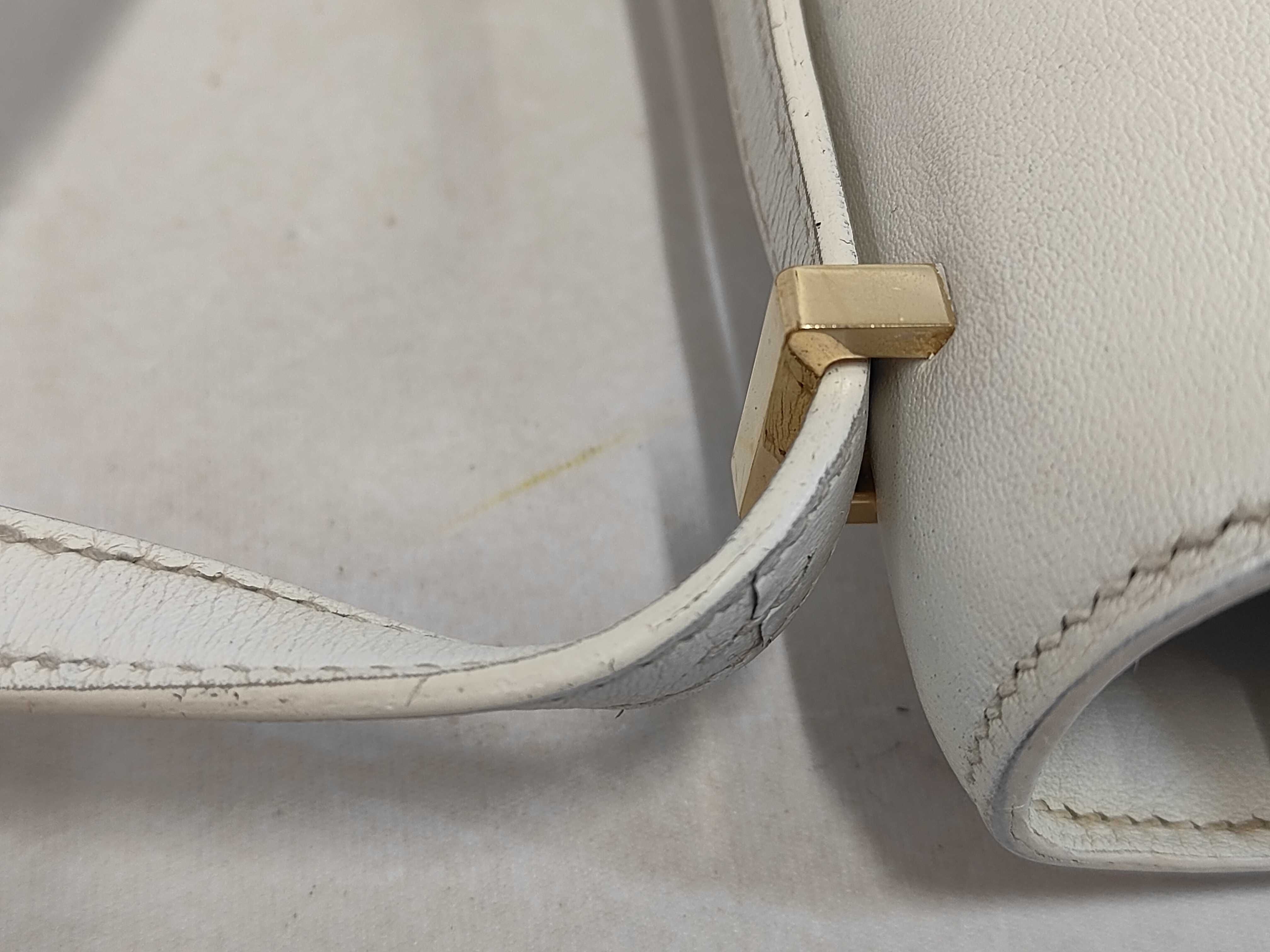 Constance 3 Mini White Gold Hardware B Stamp Shoulder Bag — view 6