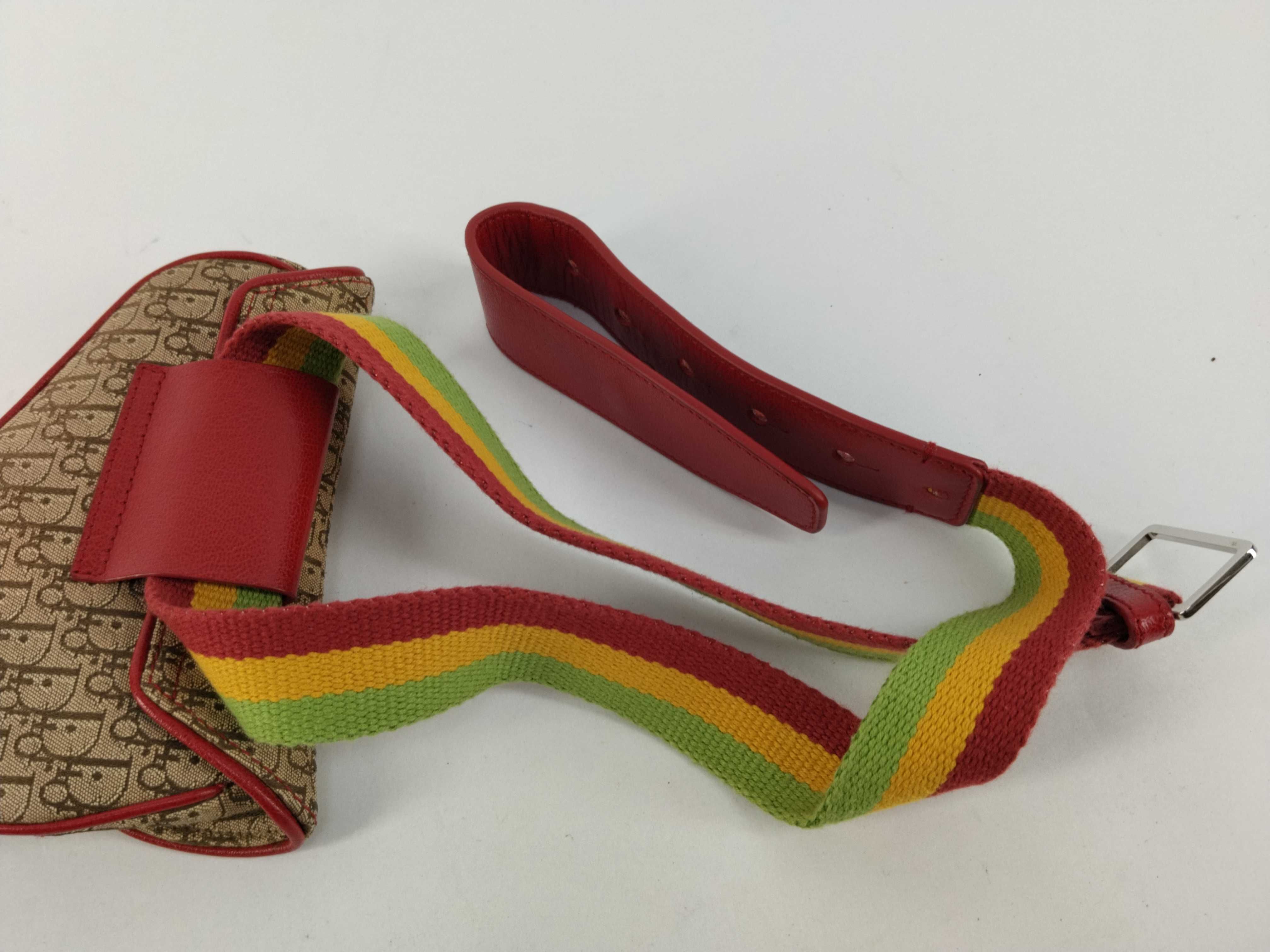 Trotter Dior Saddle Bag Rasta Trotter Shoulder Bag — view 3