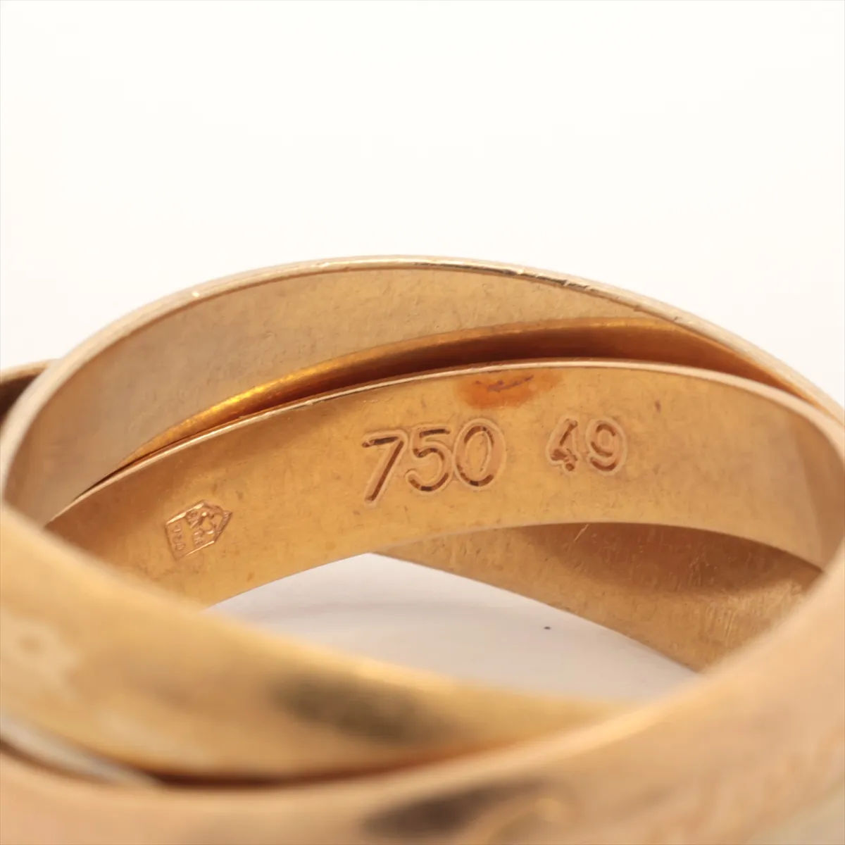 Trinity Ring 750 (Yellow Gold x Pink Gold x White Gold) 7.0g 49 — view 3