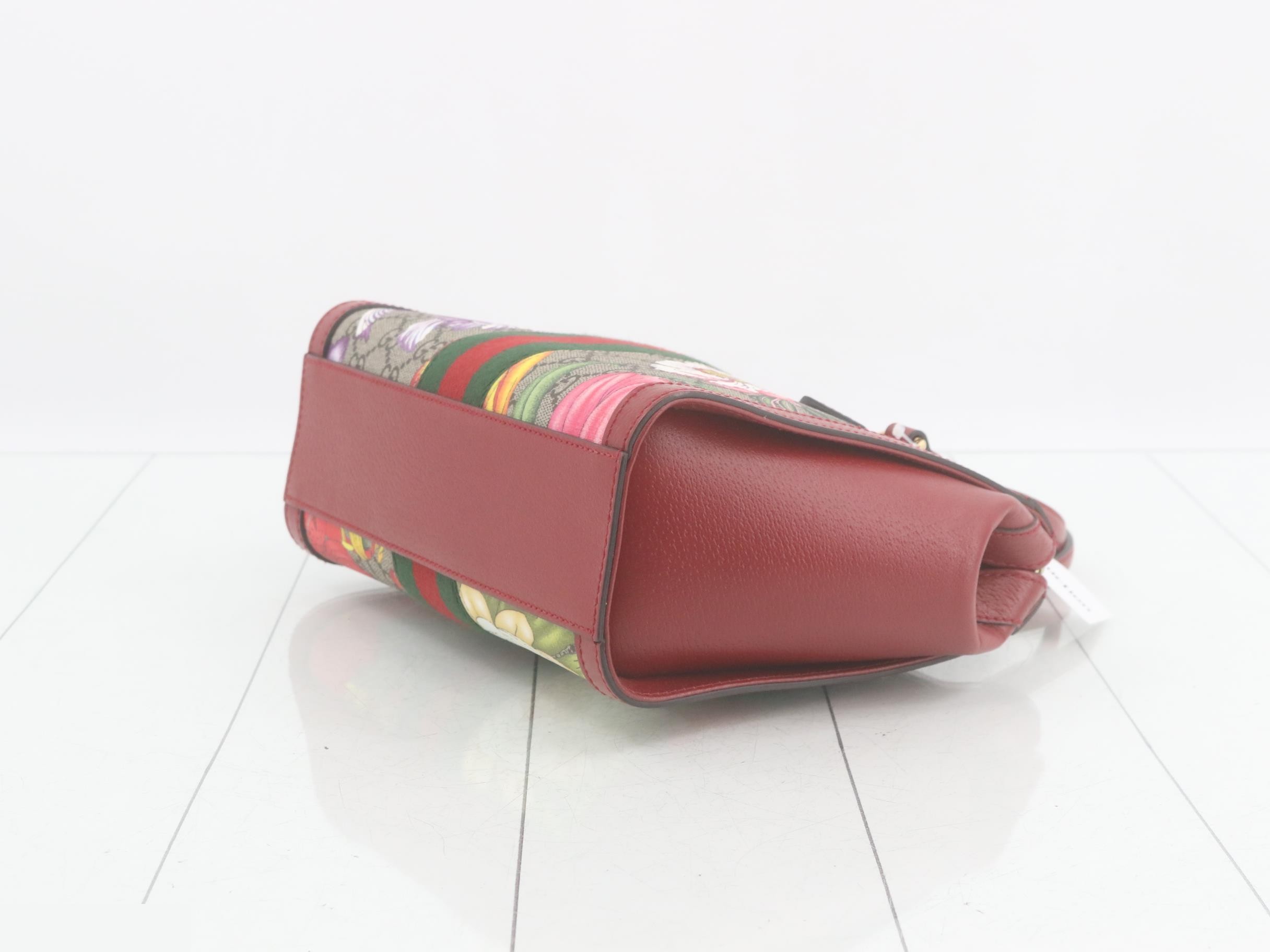Ophidia Flora PVC/Leather 2-Way Handbag — view 6