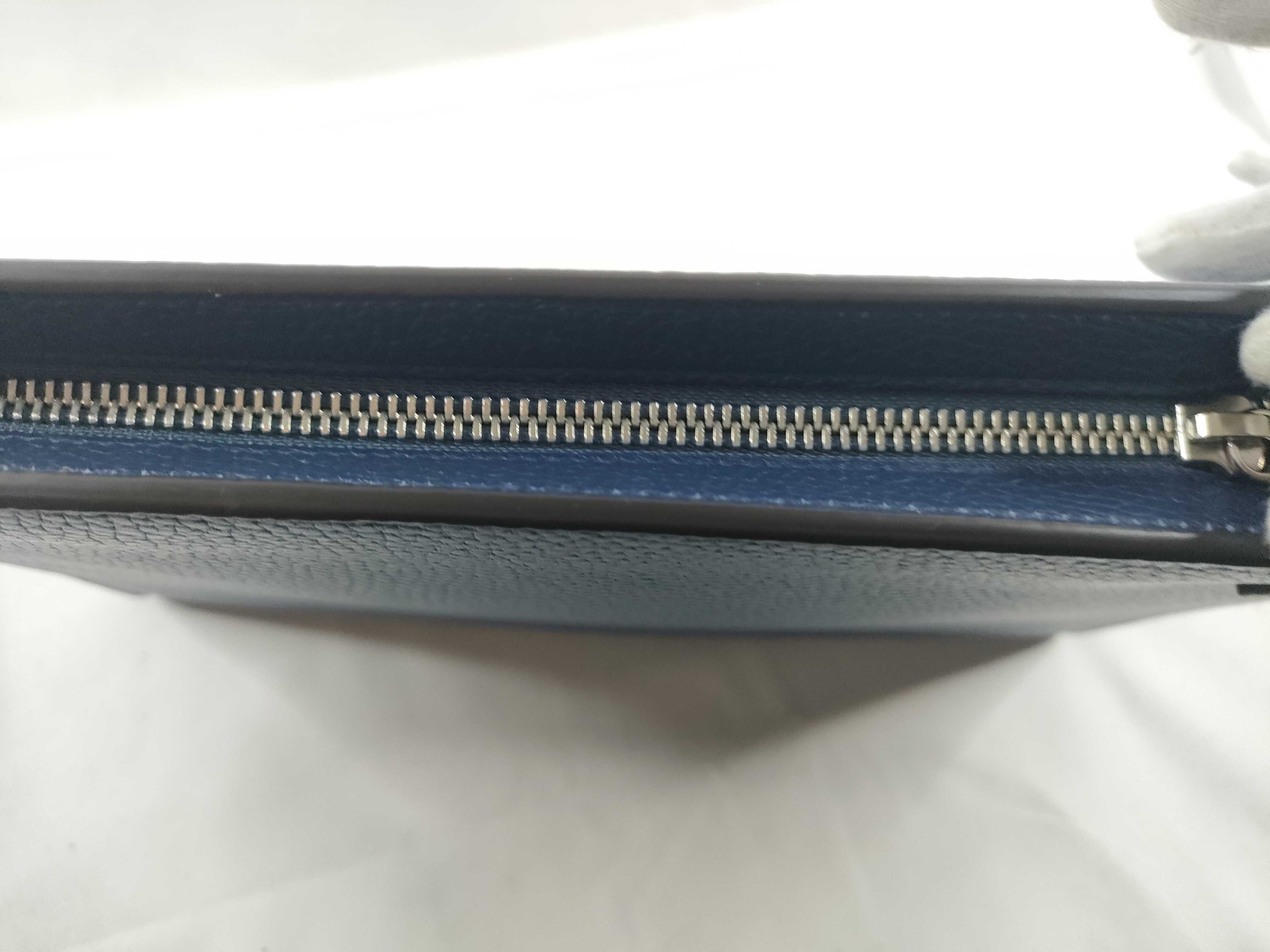 Leather Clutch Bag, Black, 771155 — view 6