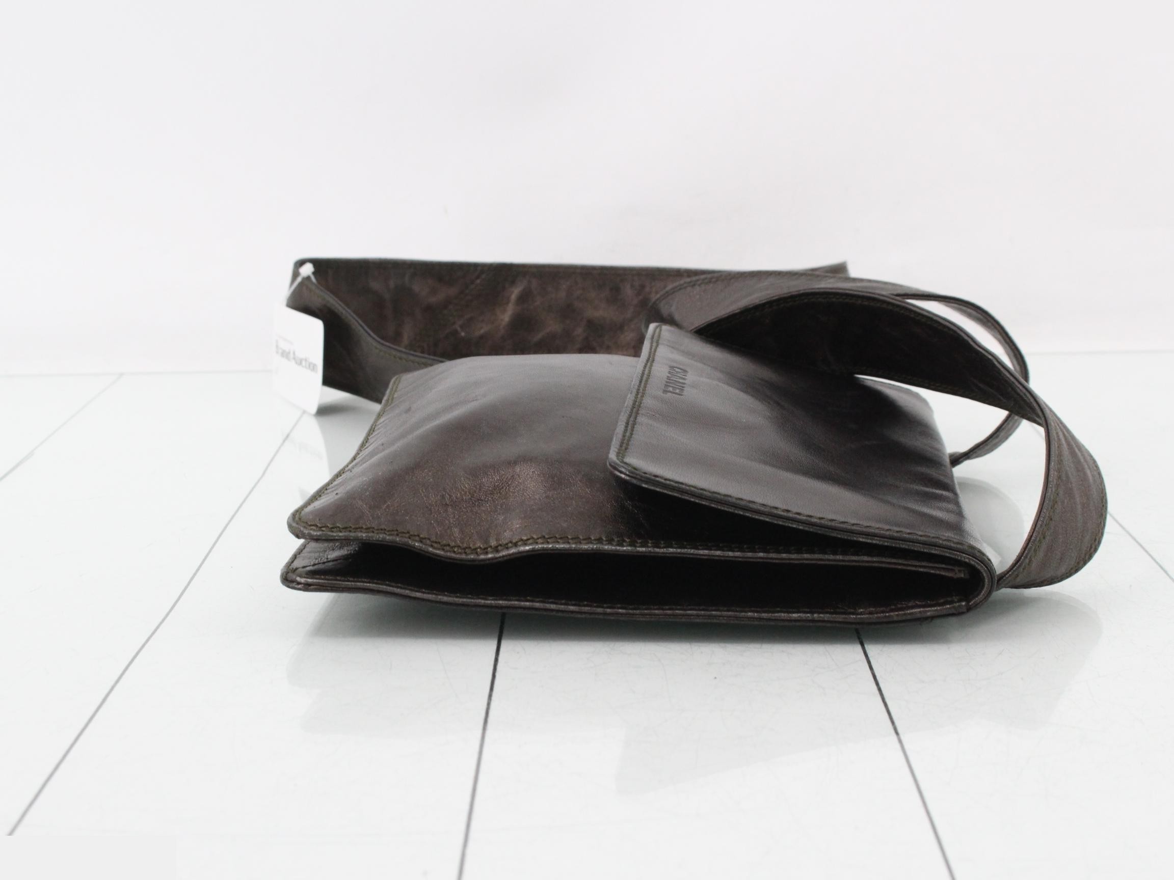 Lambskin Logo Shoulder Bag — view 3