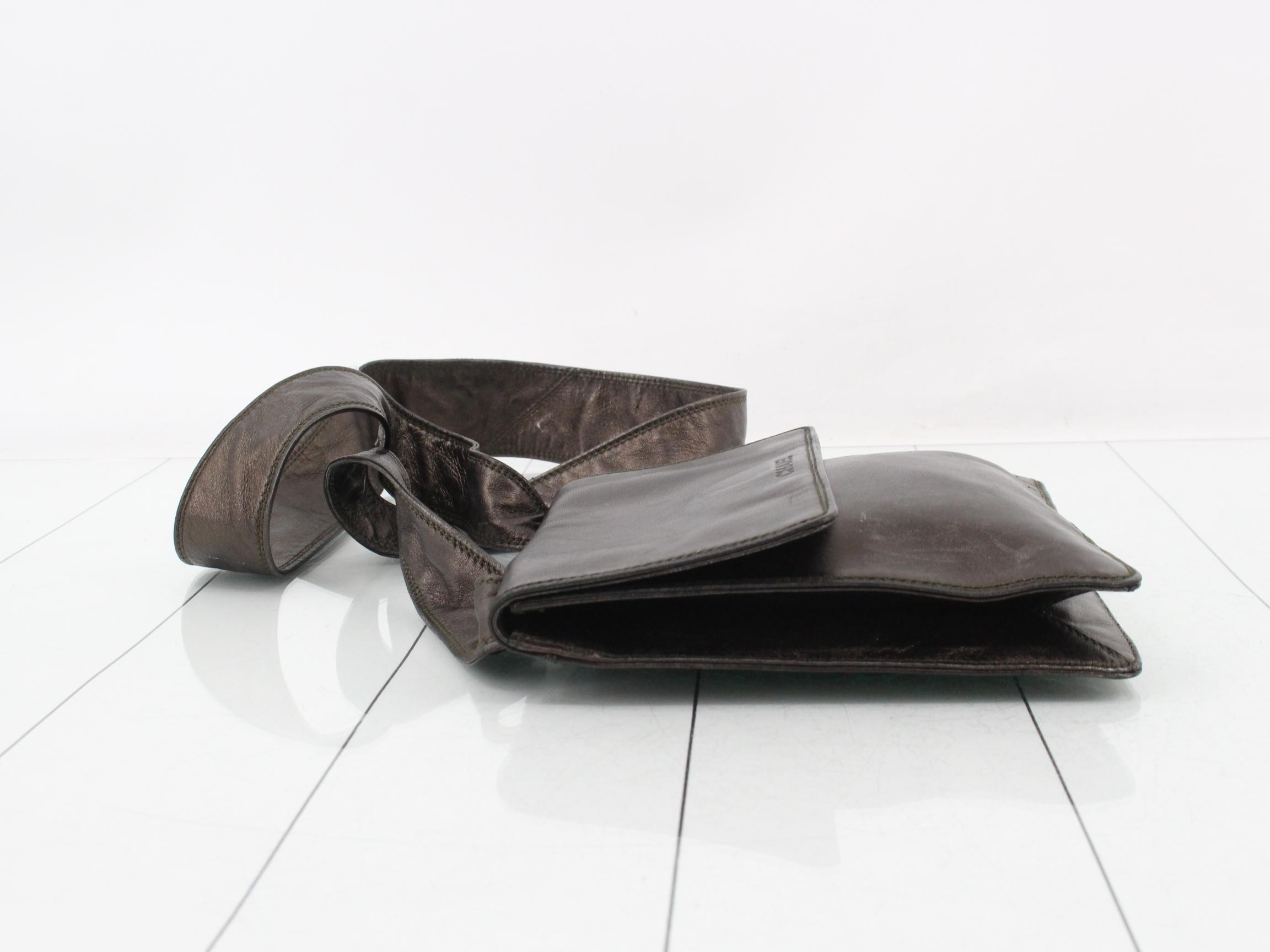 Lambskin Logo Shoulder Bag — view 4