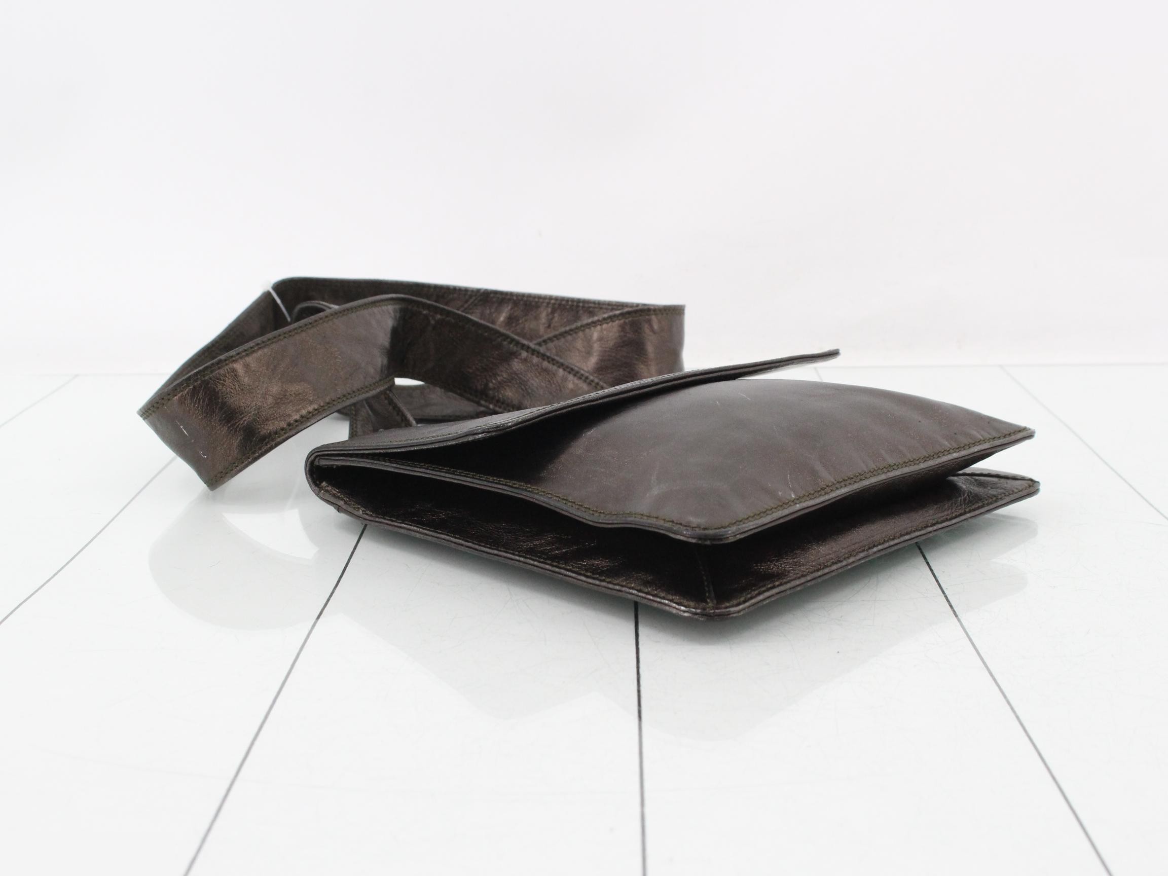 Lambskin Logo Shoulder Bag — view 5