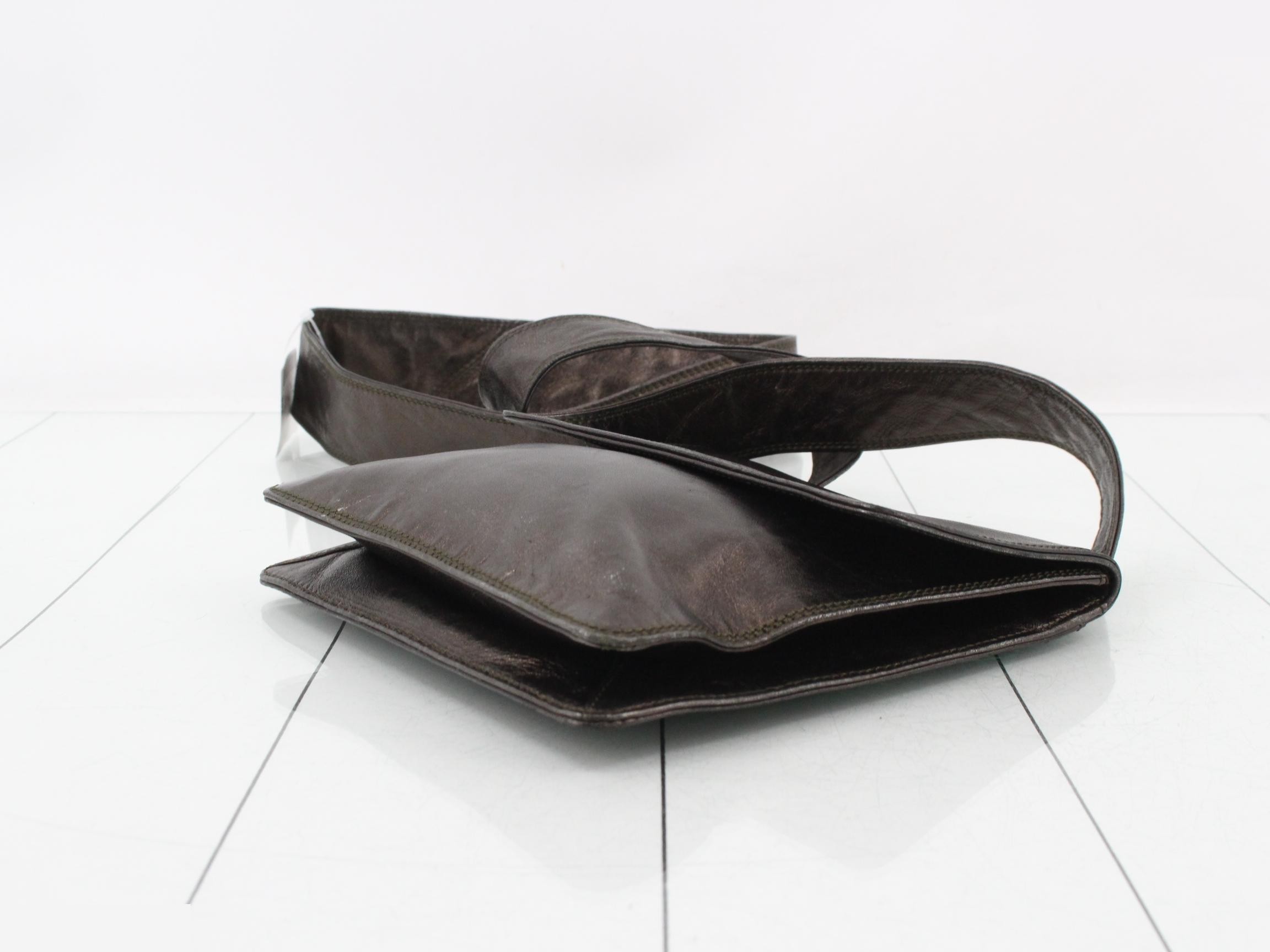 Lambskin Logo Shoulder Bag — view 6
