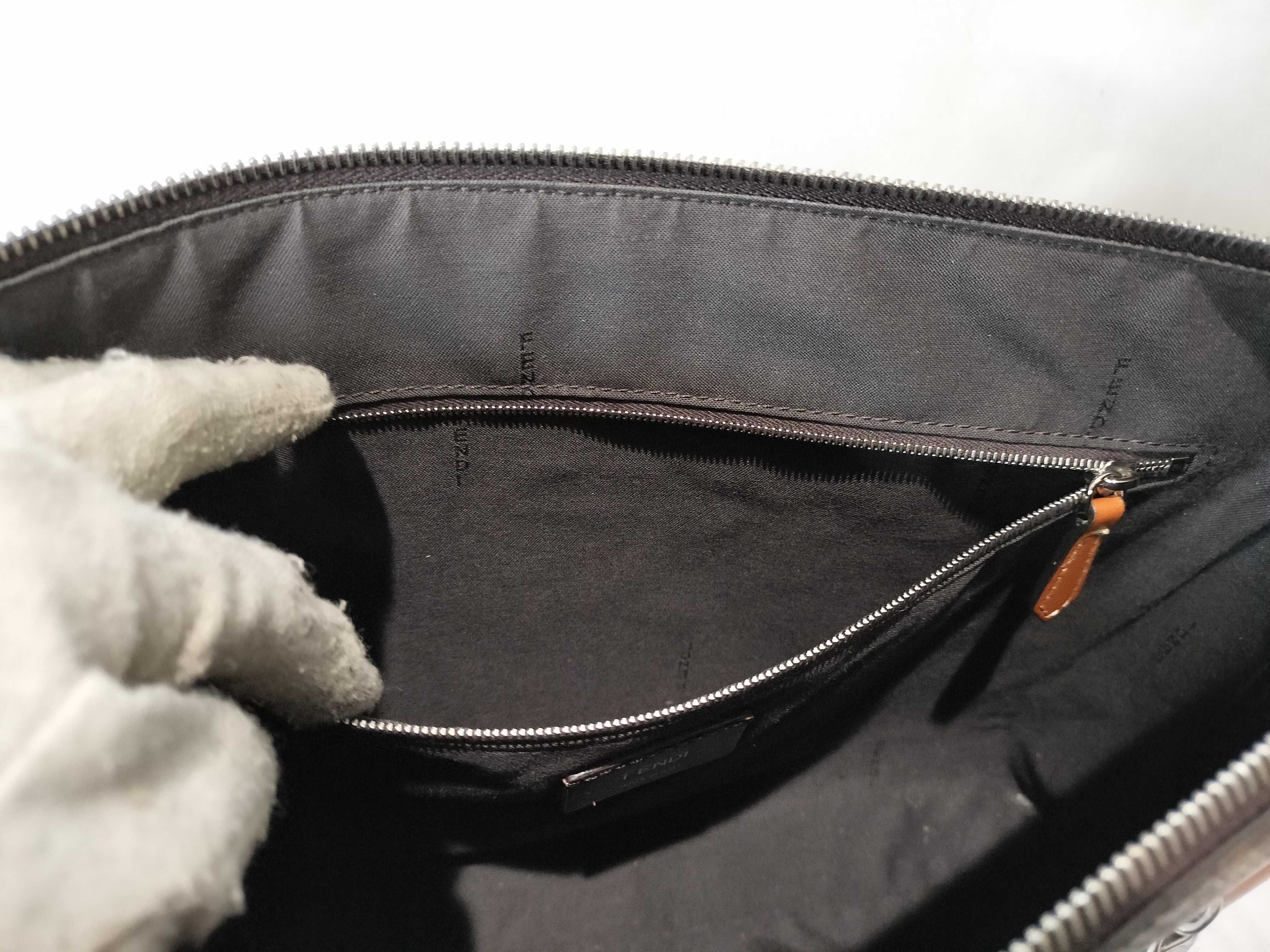 Zucca pattern leather x PVC shoulder bag — view 11
