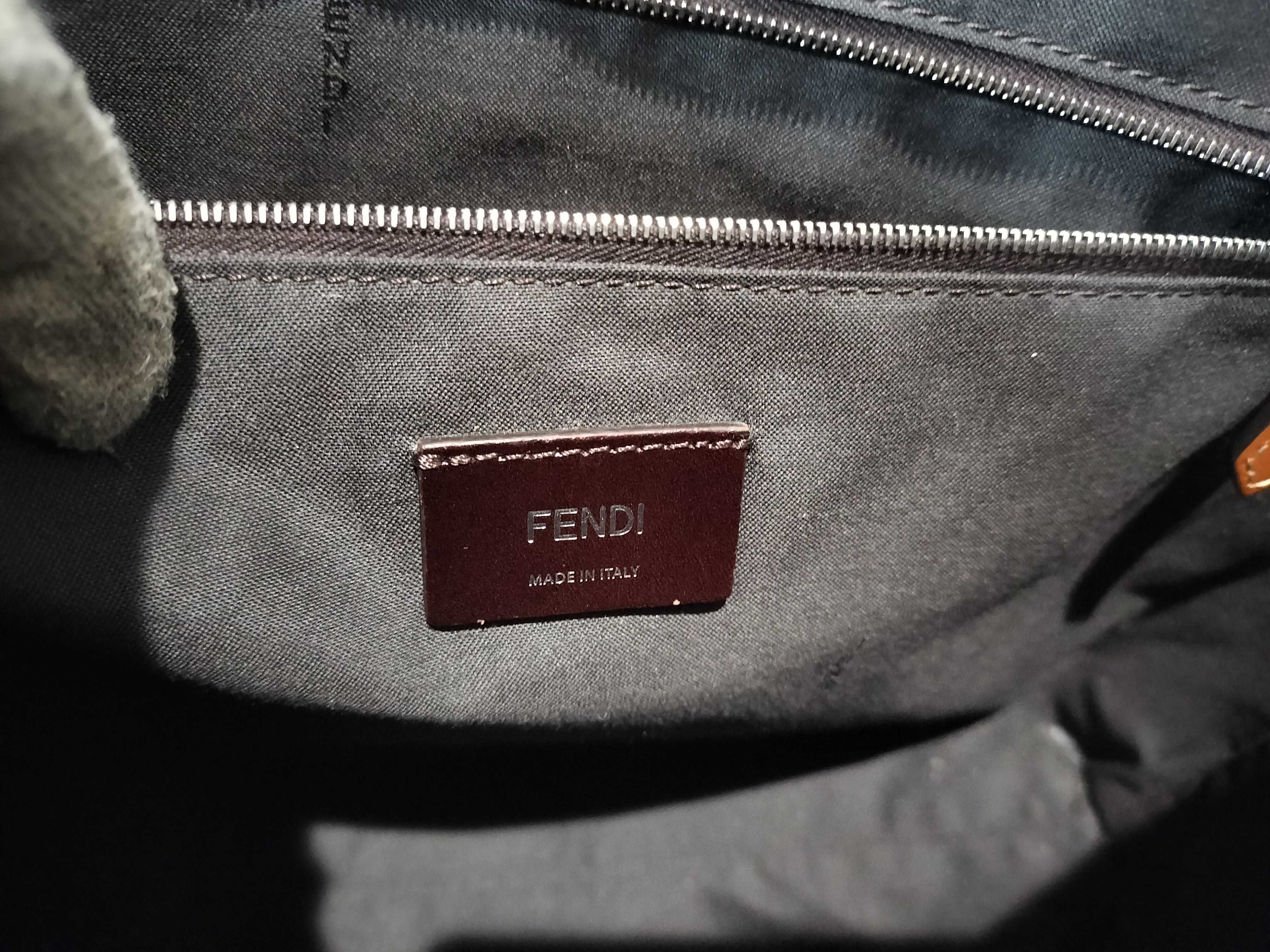 Zucca pattern leather x PVC shoulder bag — view 12