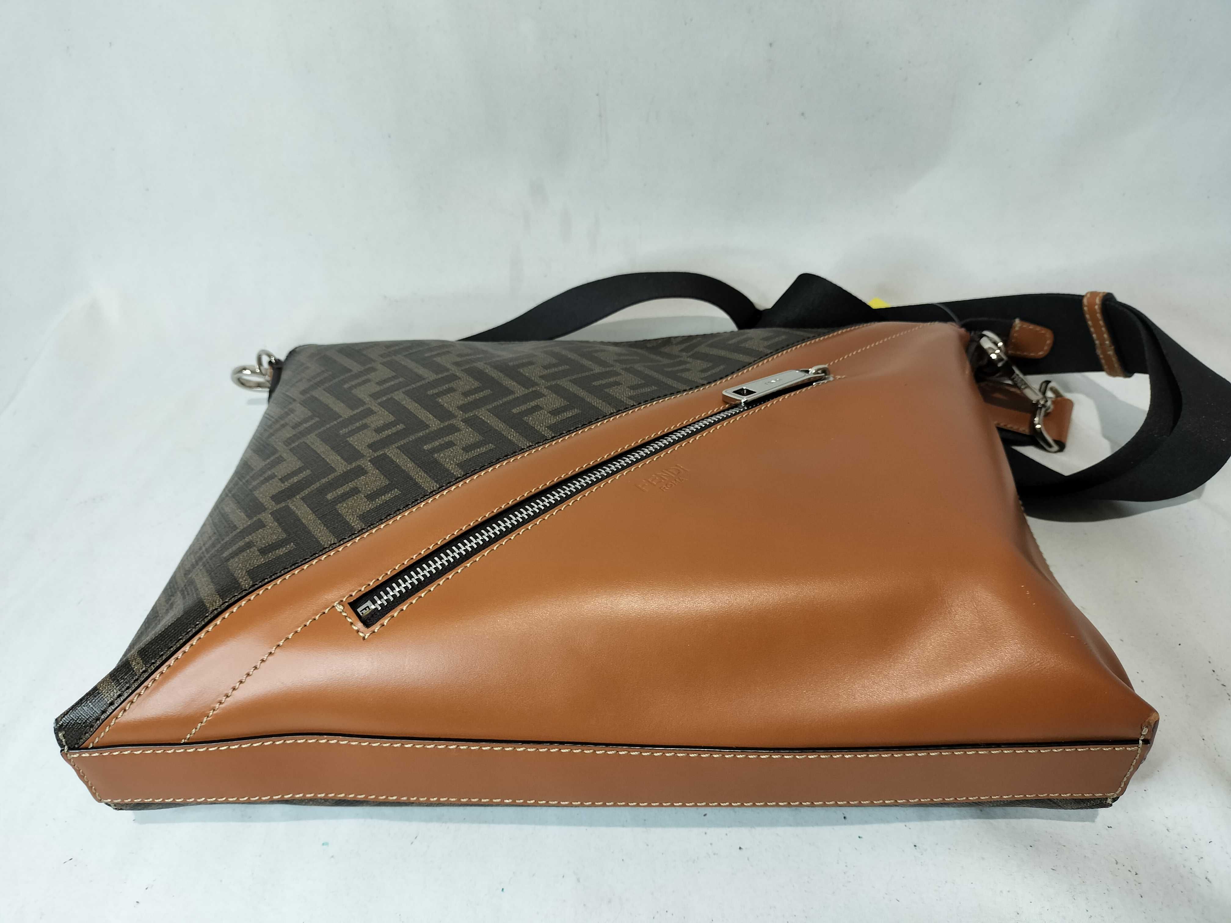 Zucca pattern leather x PVC shoulder bag — view 8