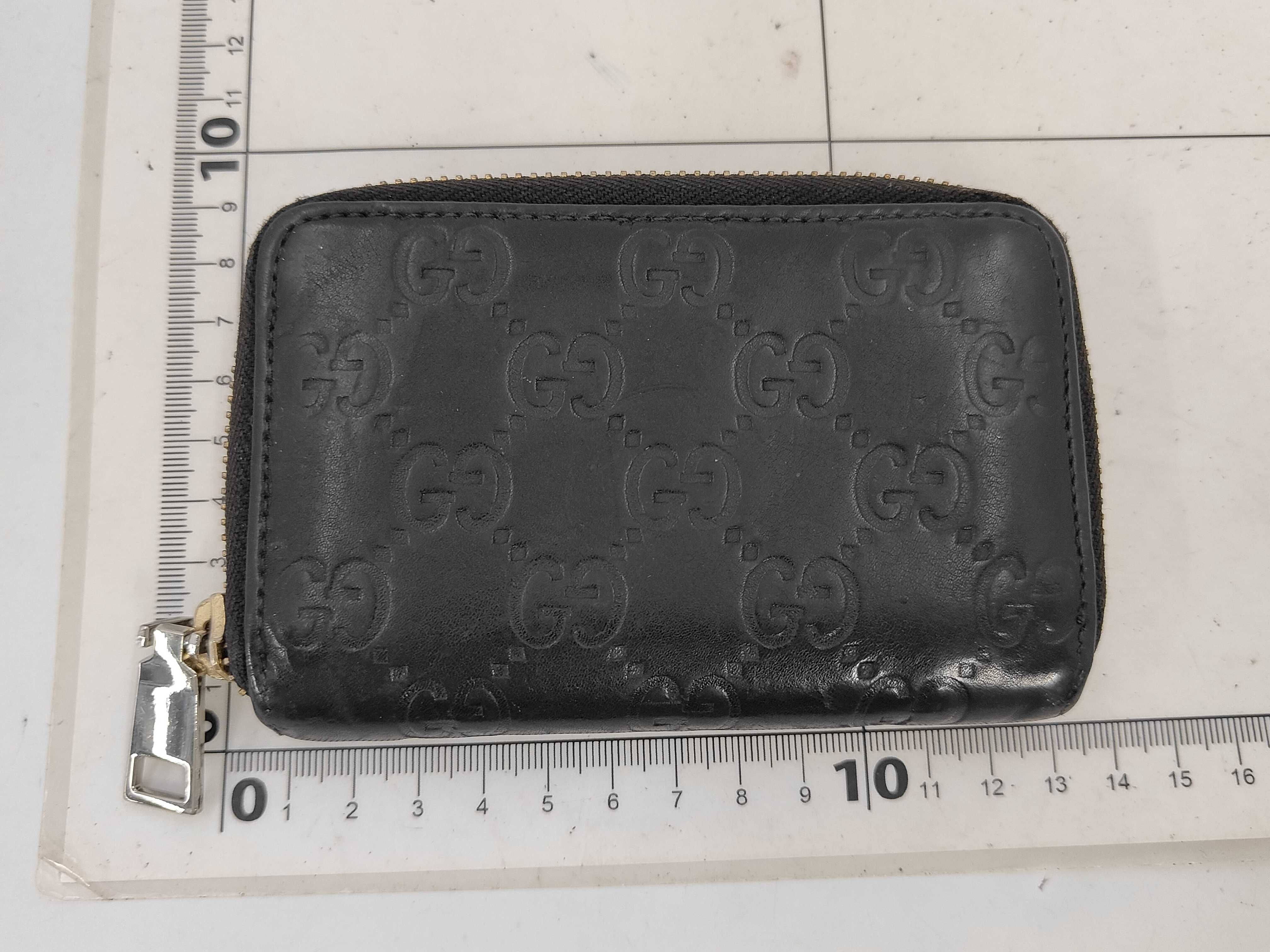 Coin Case, Coin Purse, Guccissima Leather, Black Coin Case — view 2