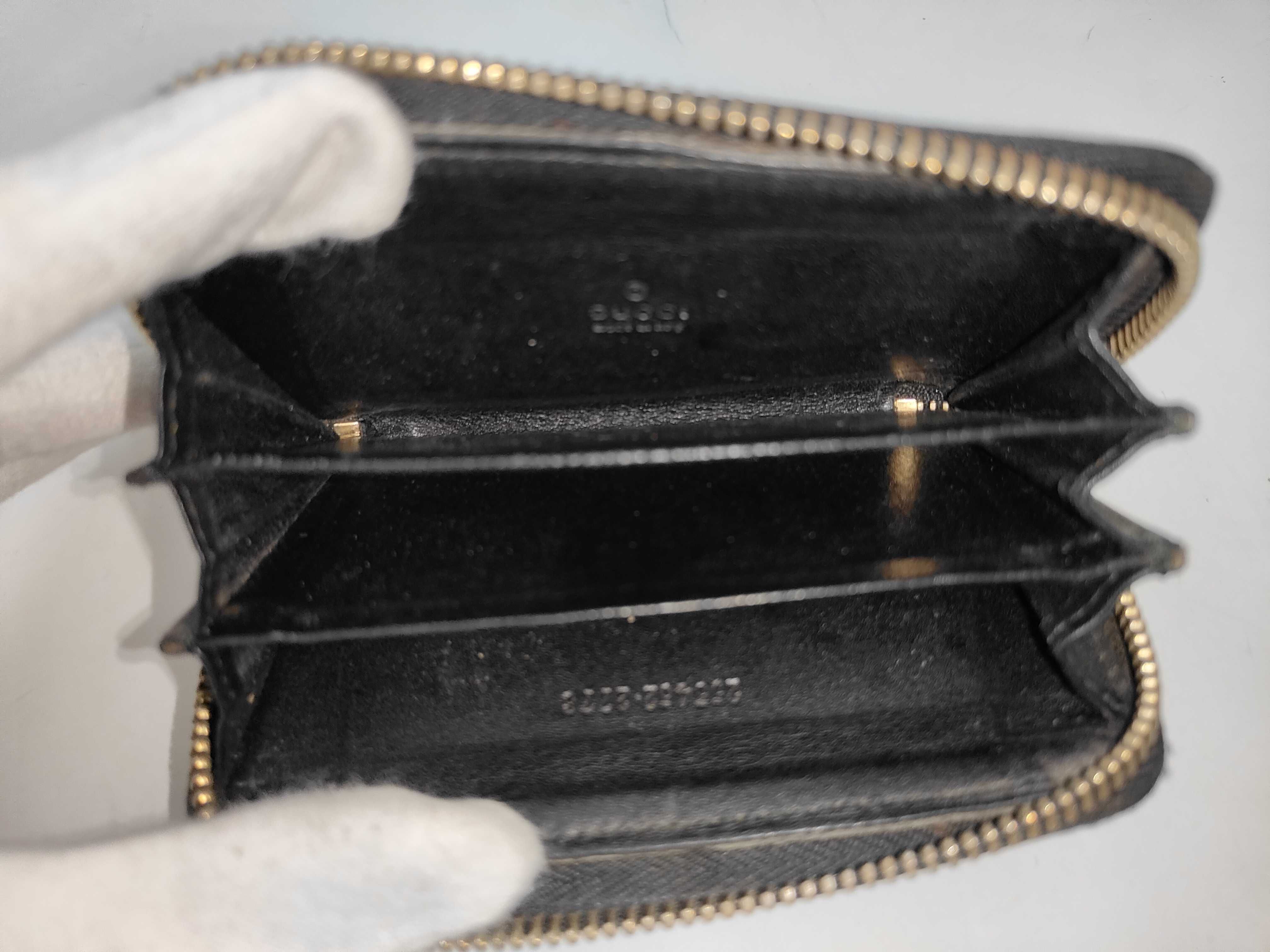 Coin Case, Coin Purse, Guccissima Leather, Black Coin Case — view 5