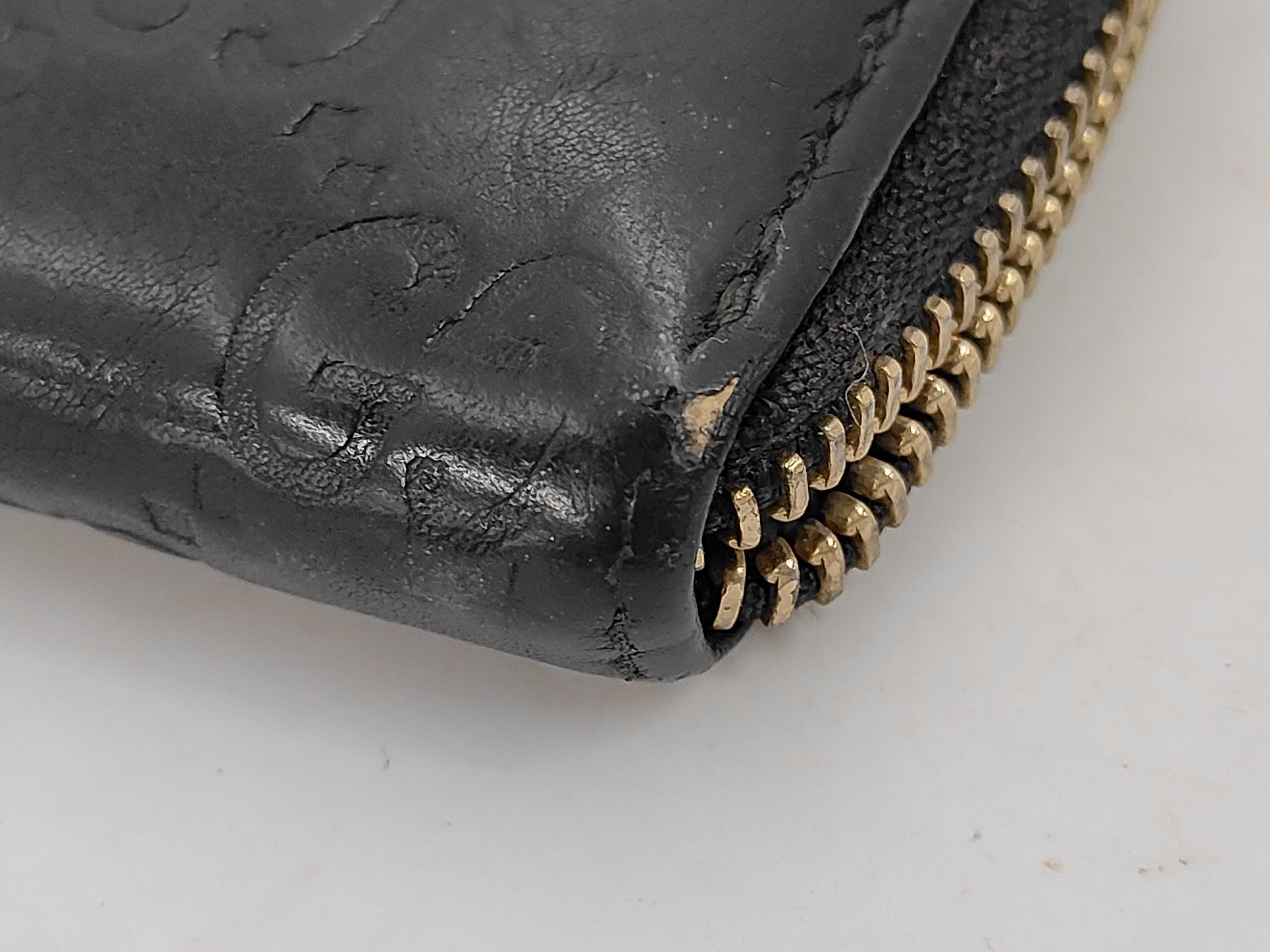 Coin Case, Coin Purse, Guccissima Leather, Black Coin Case — view 8