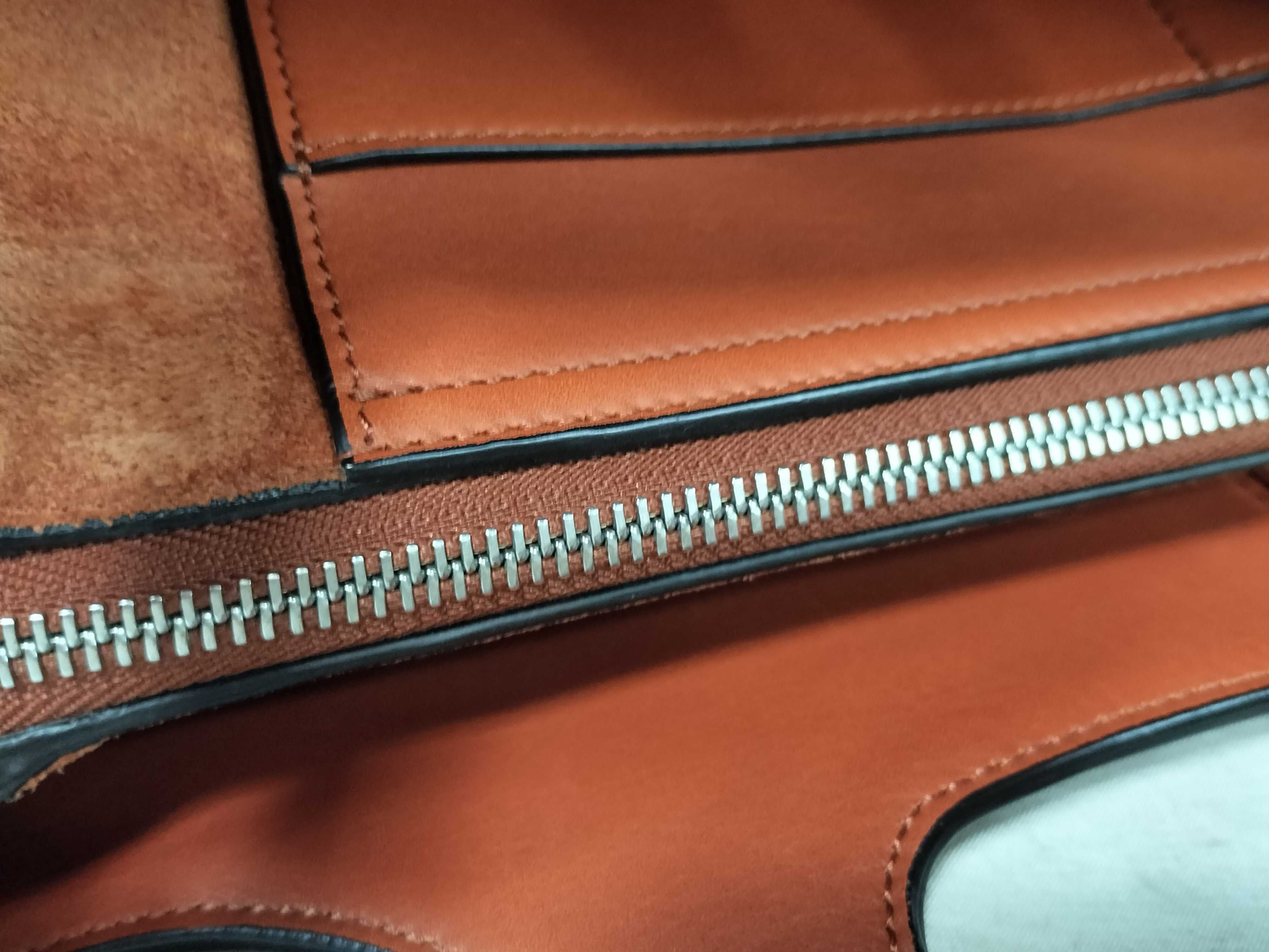 handbag, orange handbag — view 6