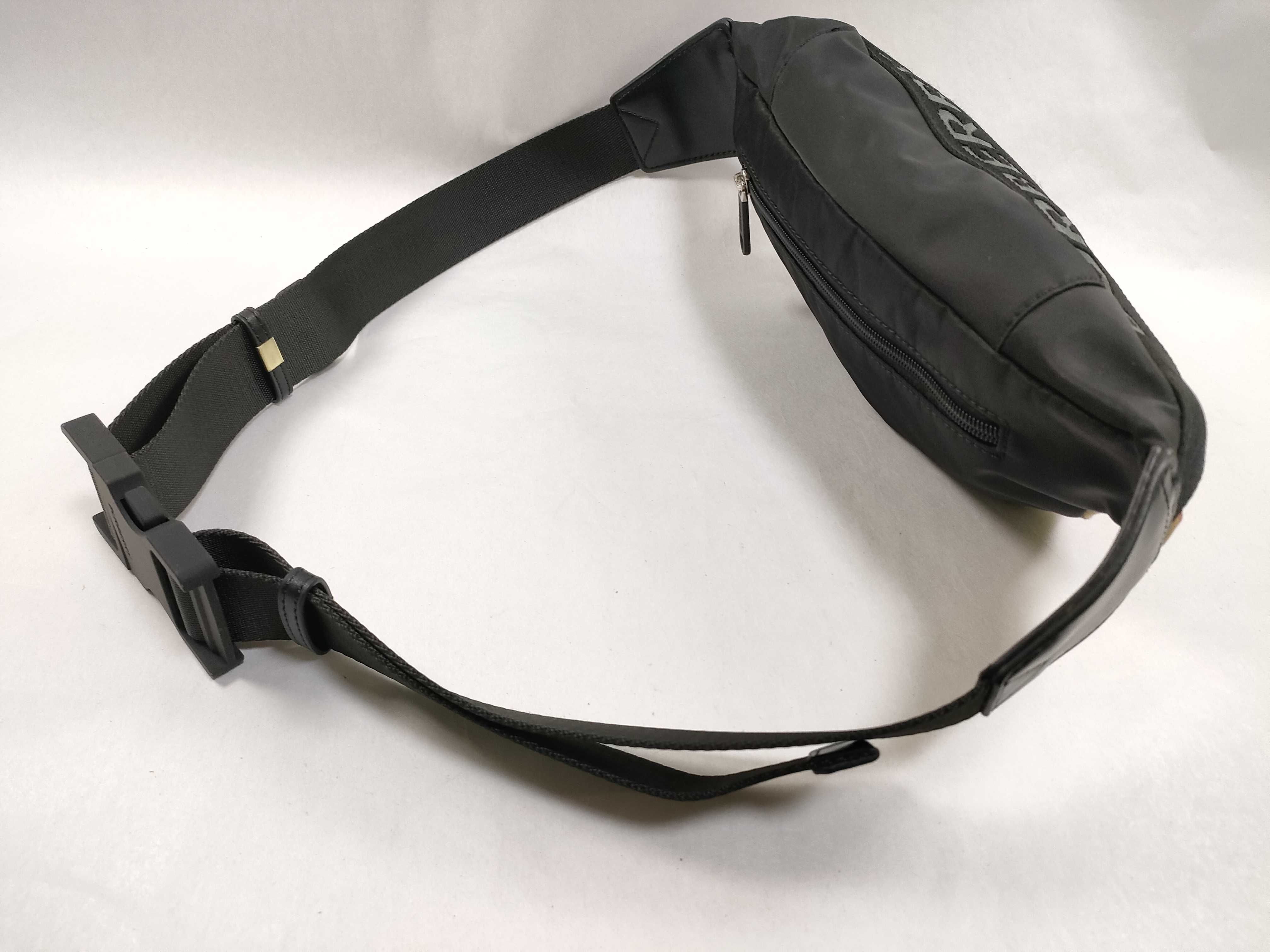 body bag/waist pouch, Nova Check pattern, beige/black, nylon/canvas waist bag. — view 3