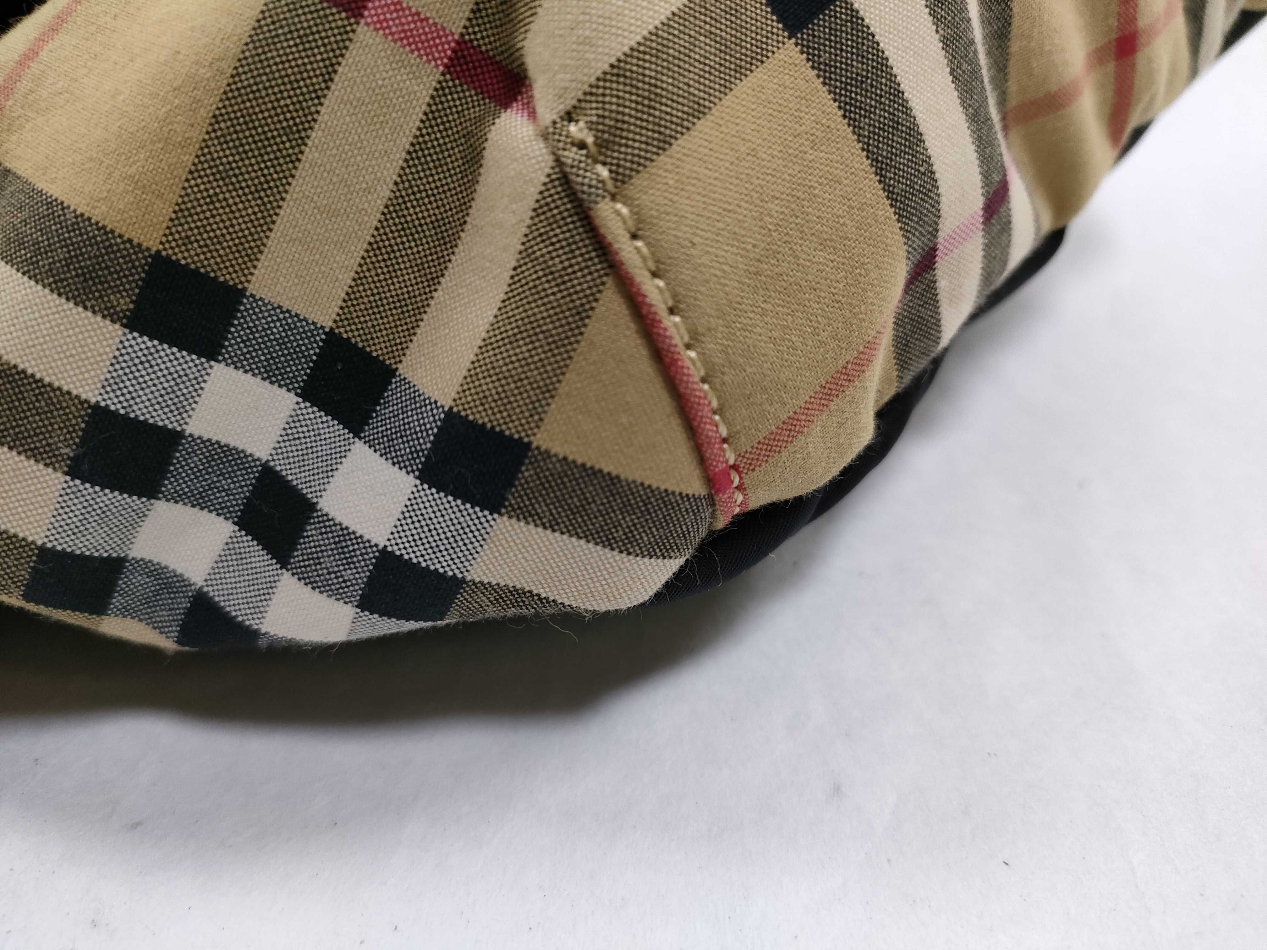 body bag/waist pouch, Nova Check pattern, beige/black, nylon/canvas waist bag. — view 6