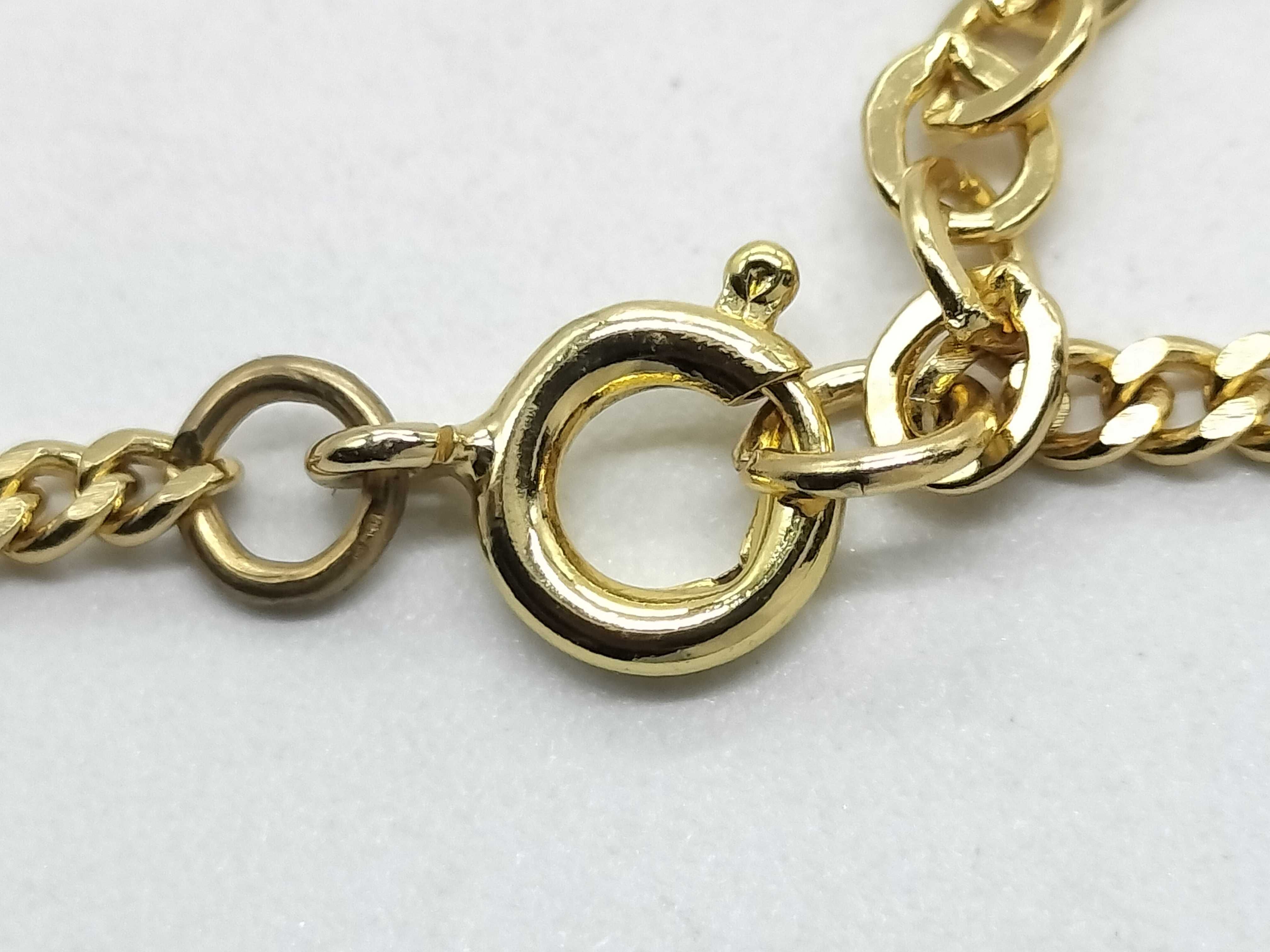 logo gold plated necklace — view 5