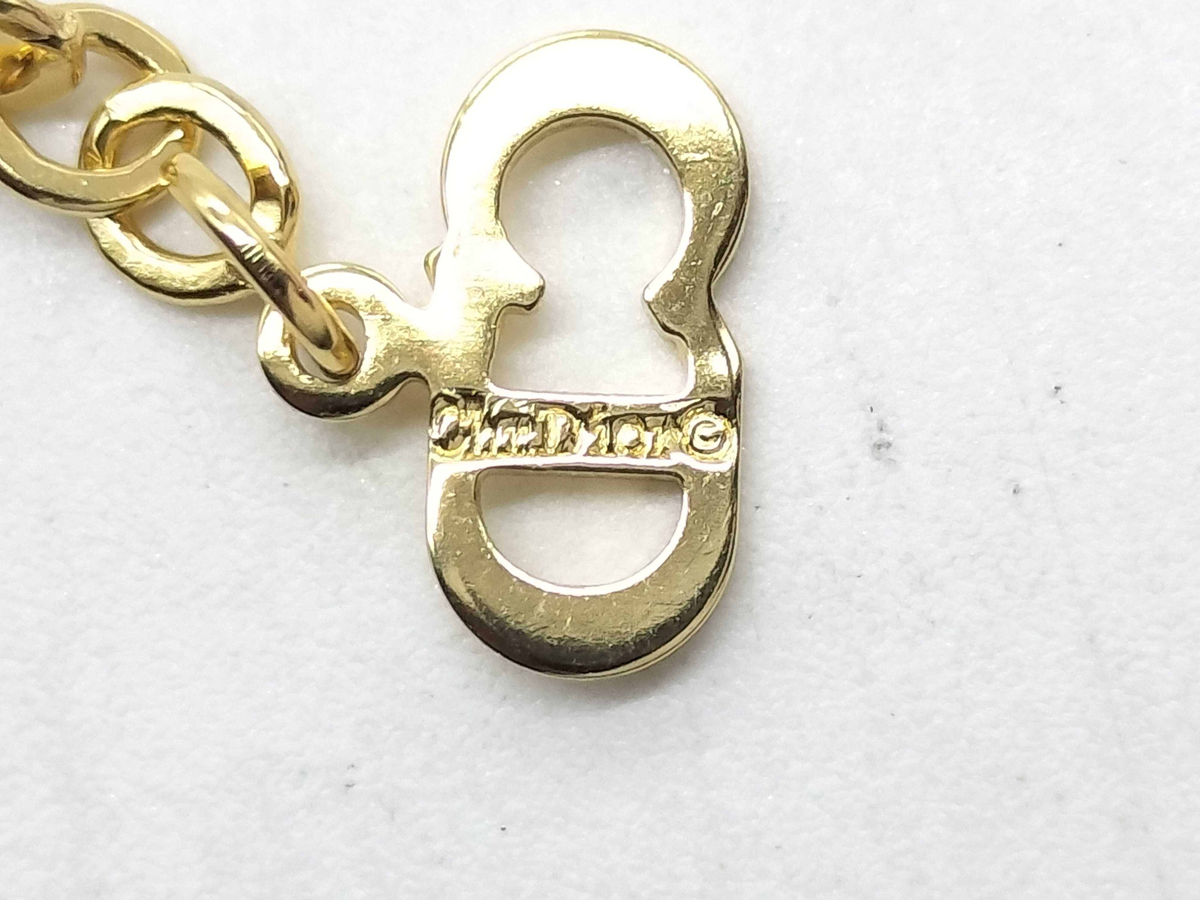 logo gold plated necklace — view 6