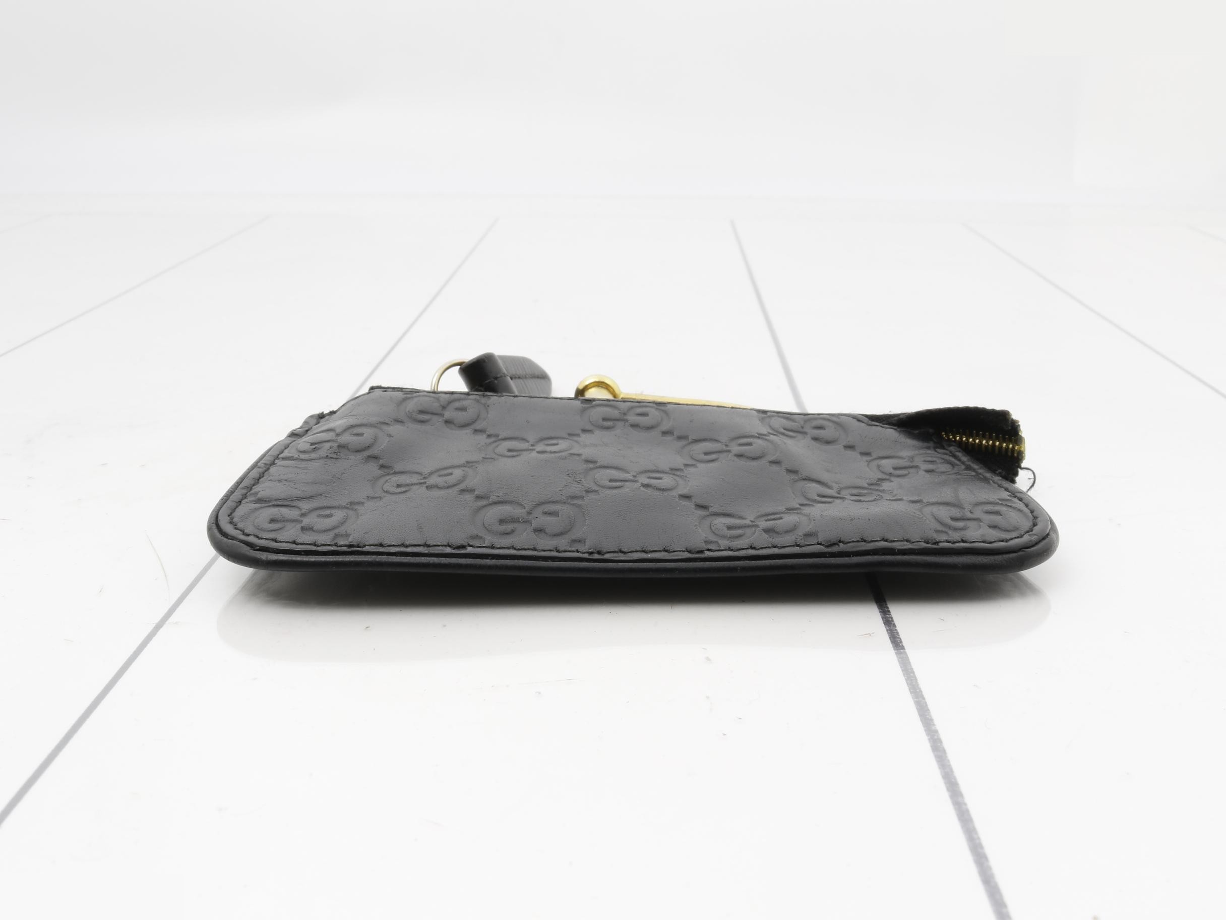 Guccissima coin case, black — view 3