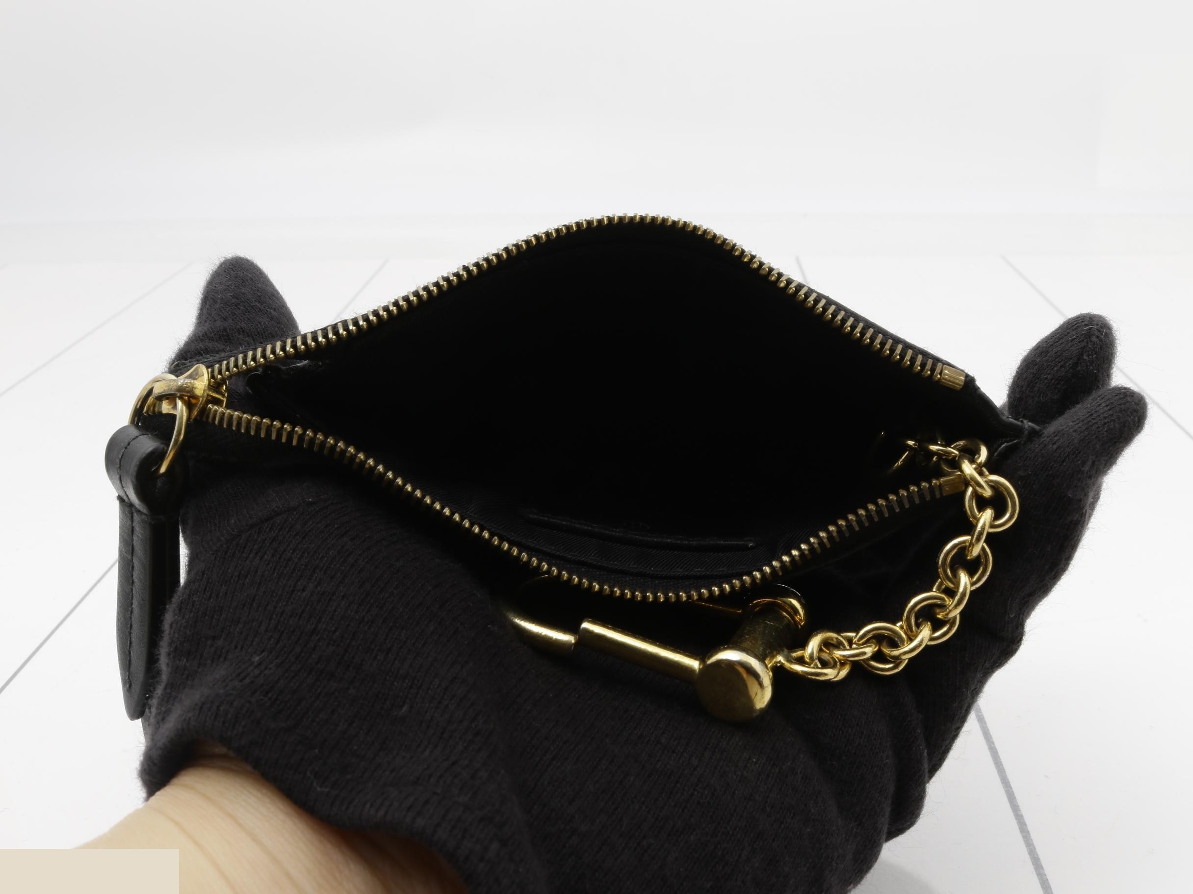 Guccissima coin case, black — view 4