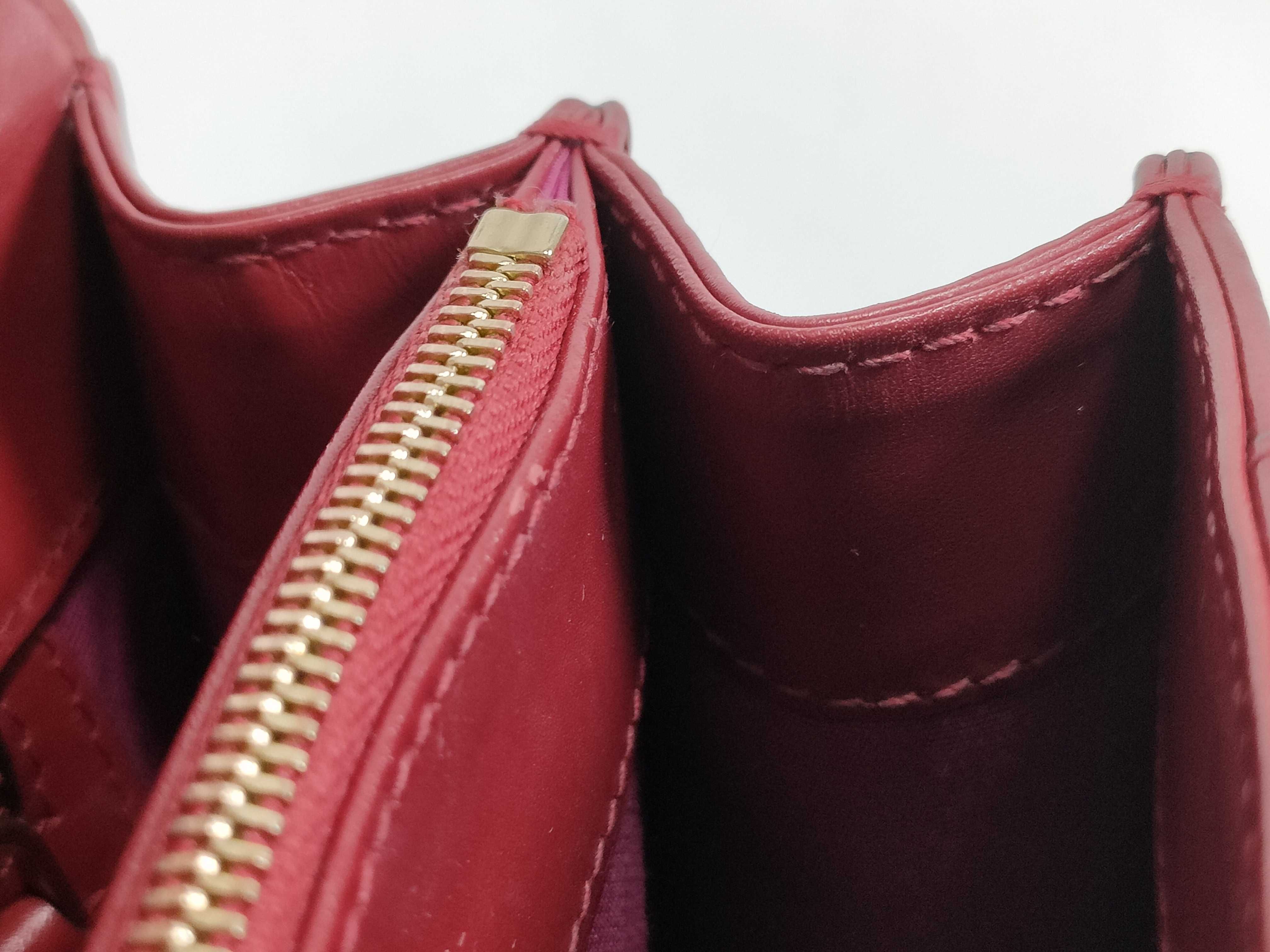 Bulgari Serpenti Bicolor Leather Chain Shoulder Bag Red Shoulder Bag — view 9
