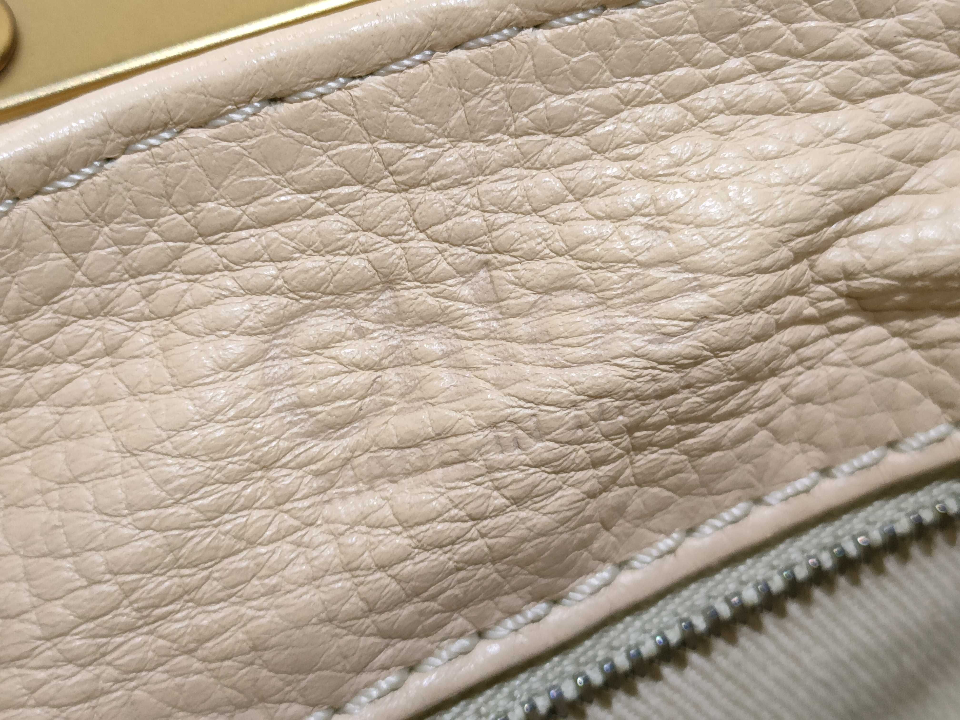 shoulder bag, leather, beige, handbag — view 11