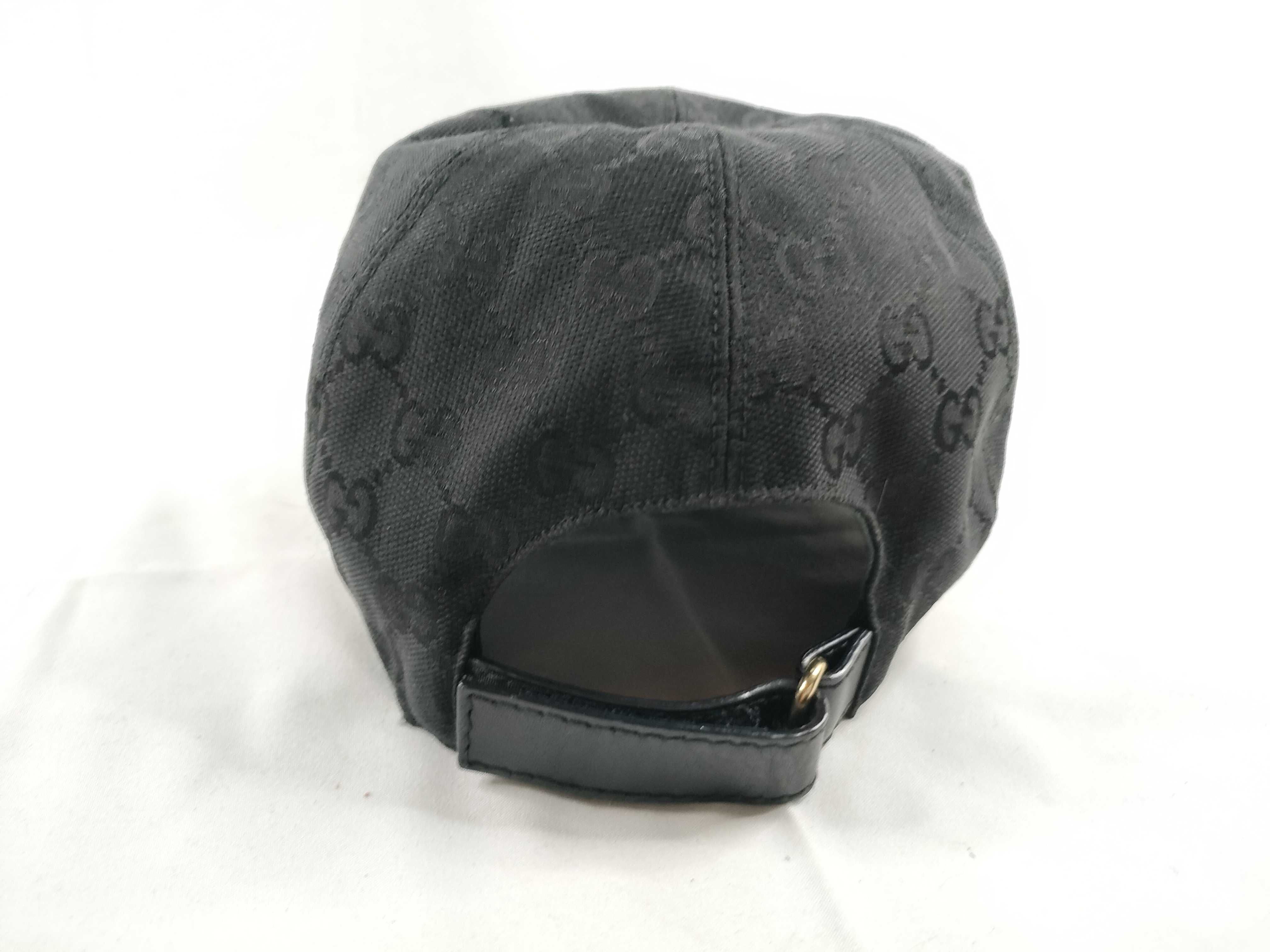 GG Canvas Cap, Sherry Canvas, Black, Other Accessories — view 3