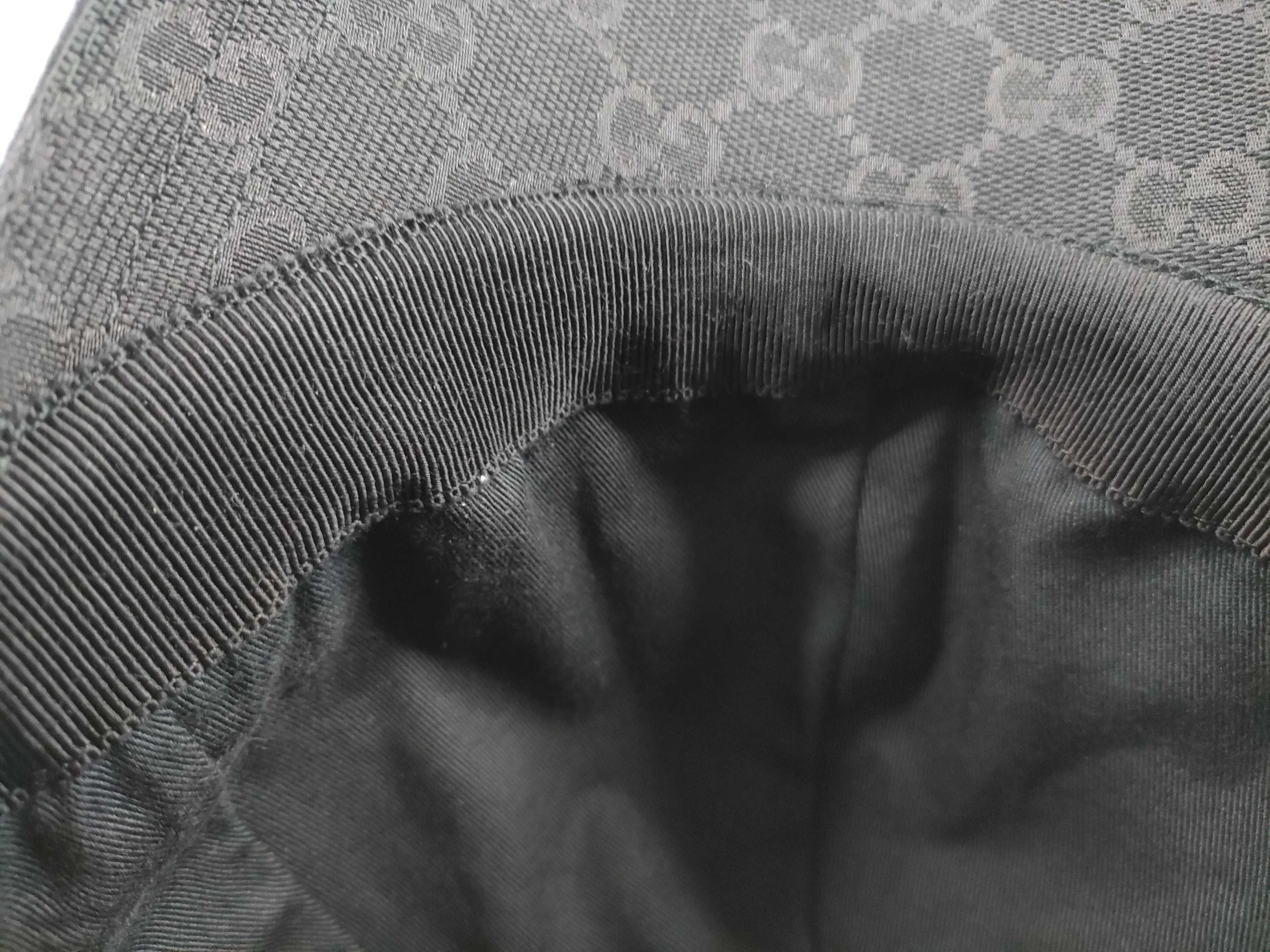 GG Canvas Cap, Sherry Canvas, Black, Other Accessories — view 9
