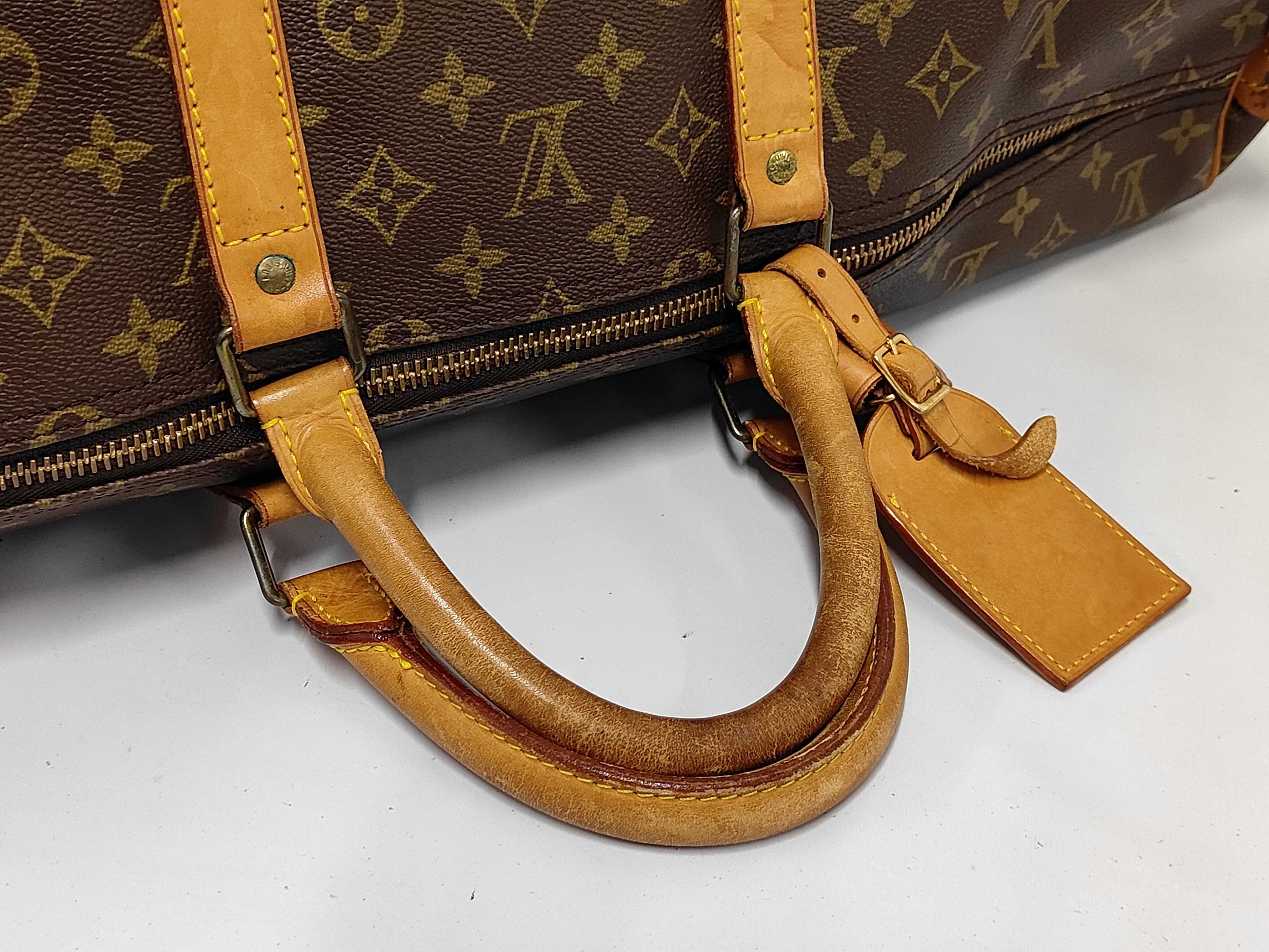 LV Monogram Keepall 55 M41424 MI0991 Bag — view 5