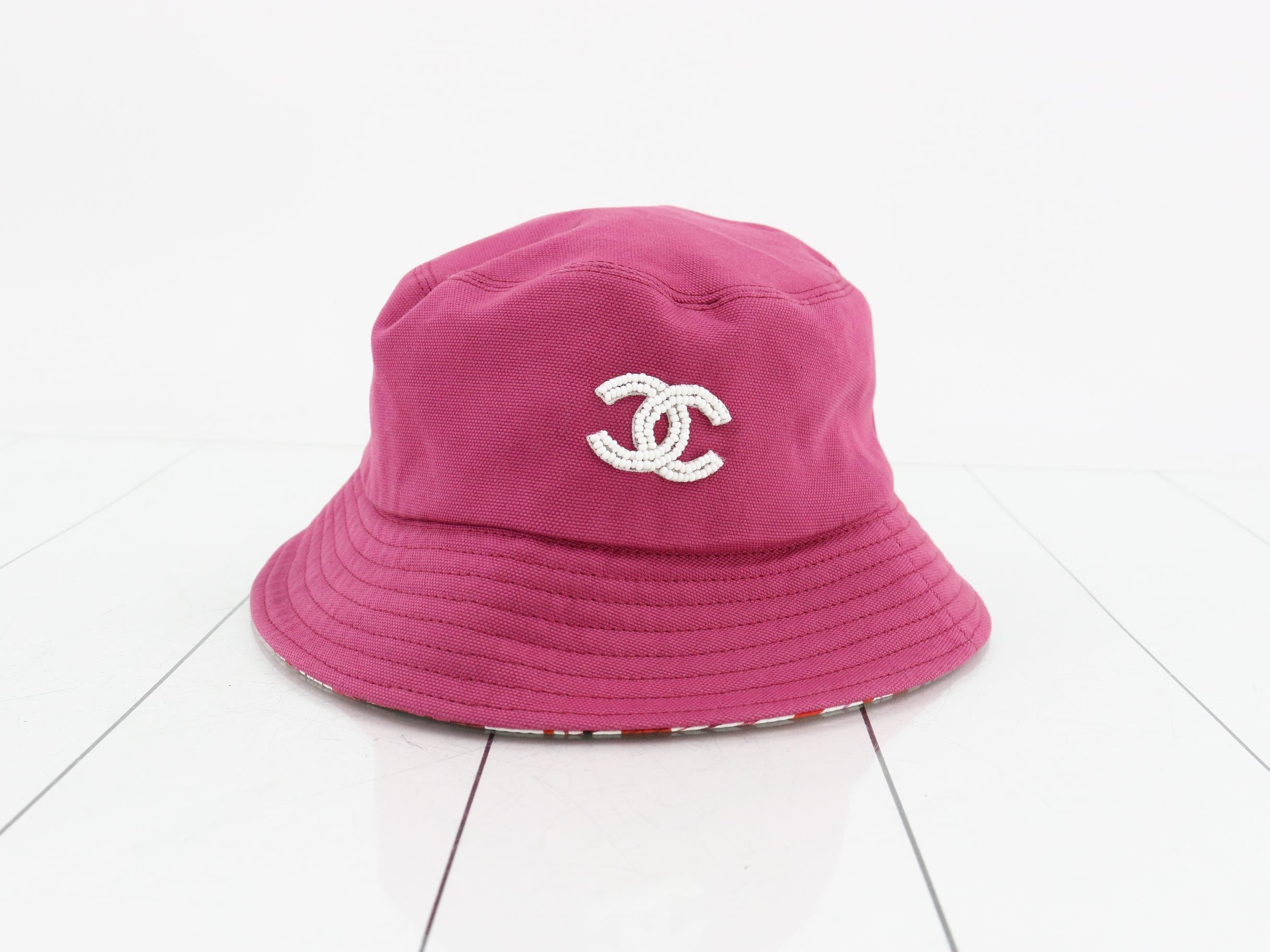 Canvas Coco Mark Bucket Hat, Size S