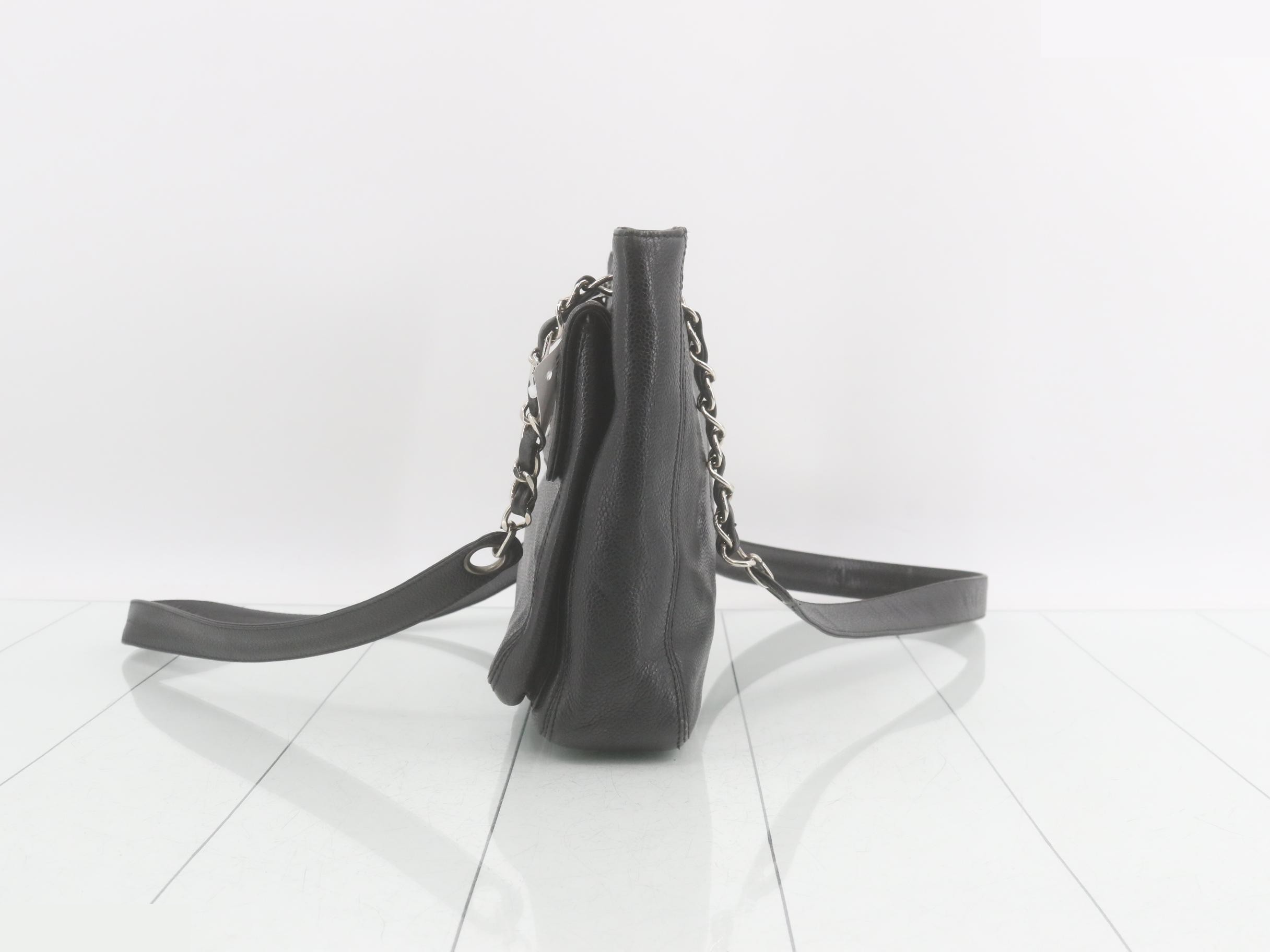Vintage Classic Tote Bag, 1998 Vintage Caviar Chain — view 3