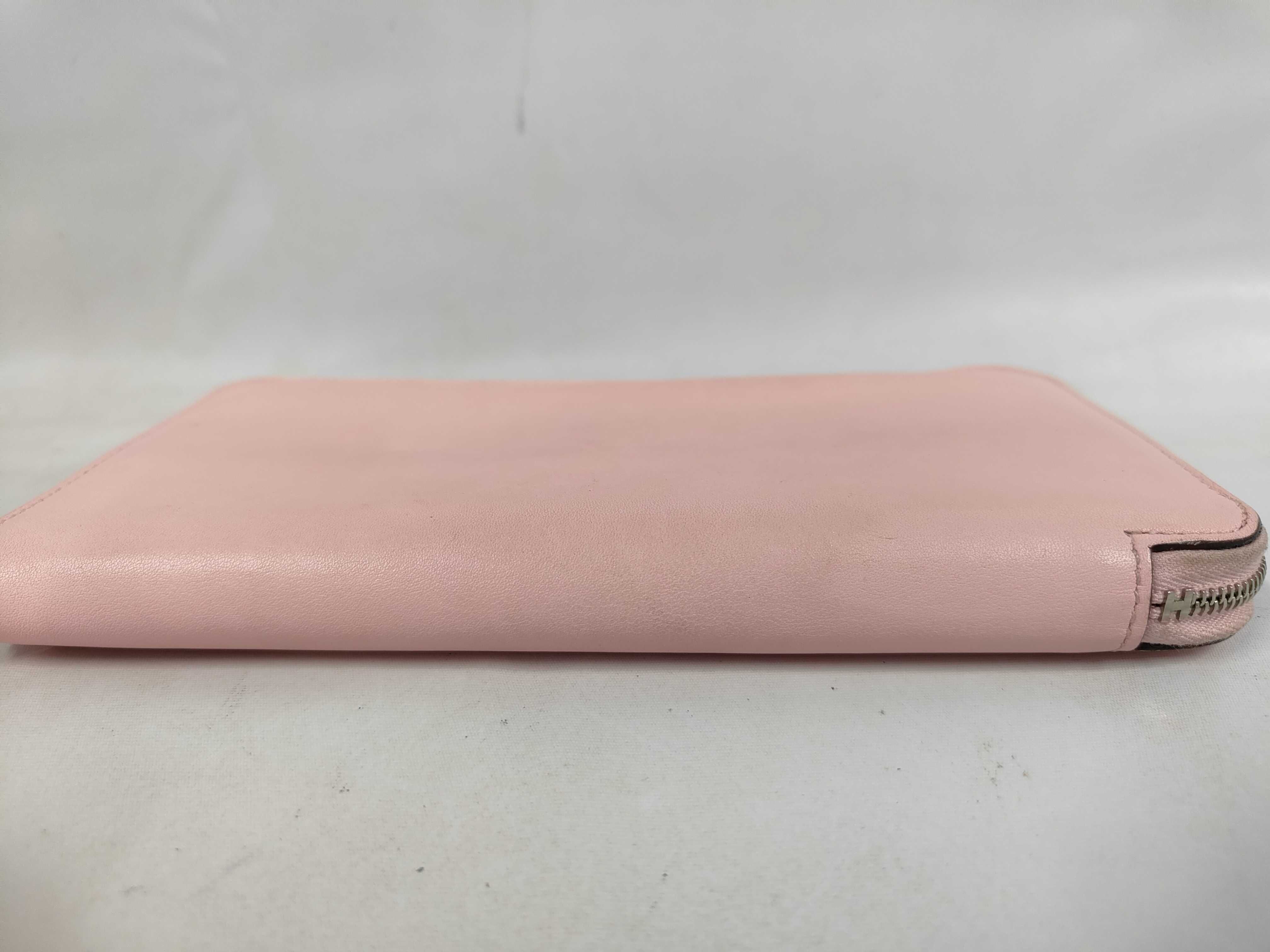 Azap Long Wallet, Veau Sikkim Leather, Pink, T Stamp — view 4