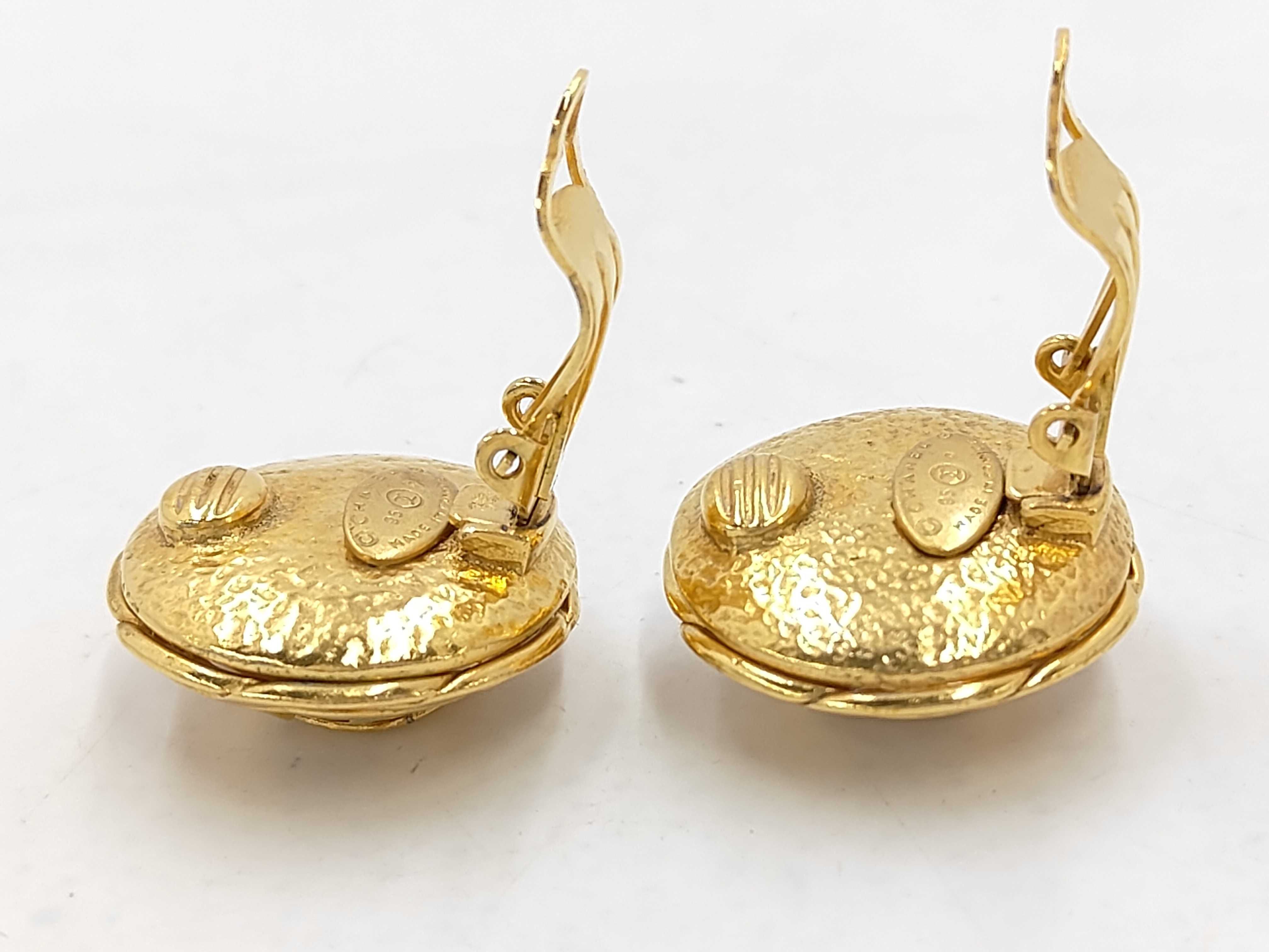 Coco Mark Faux Pearl Earrings 95P Earrings — view 3
