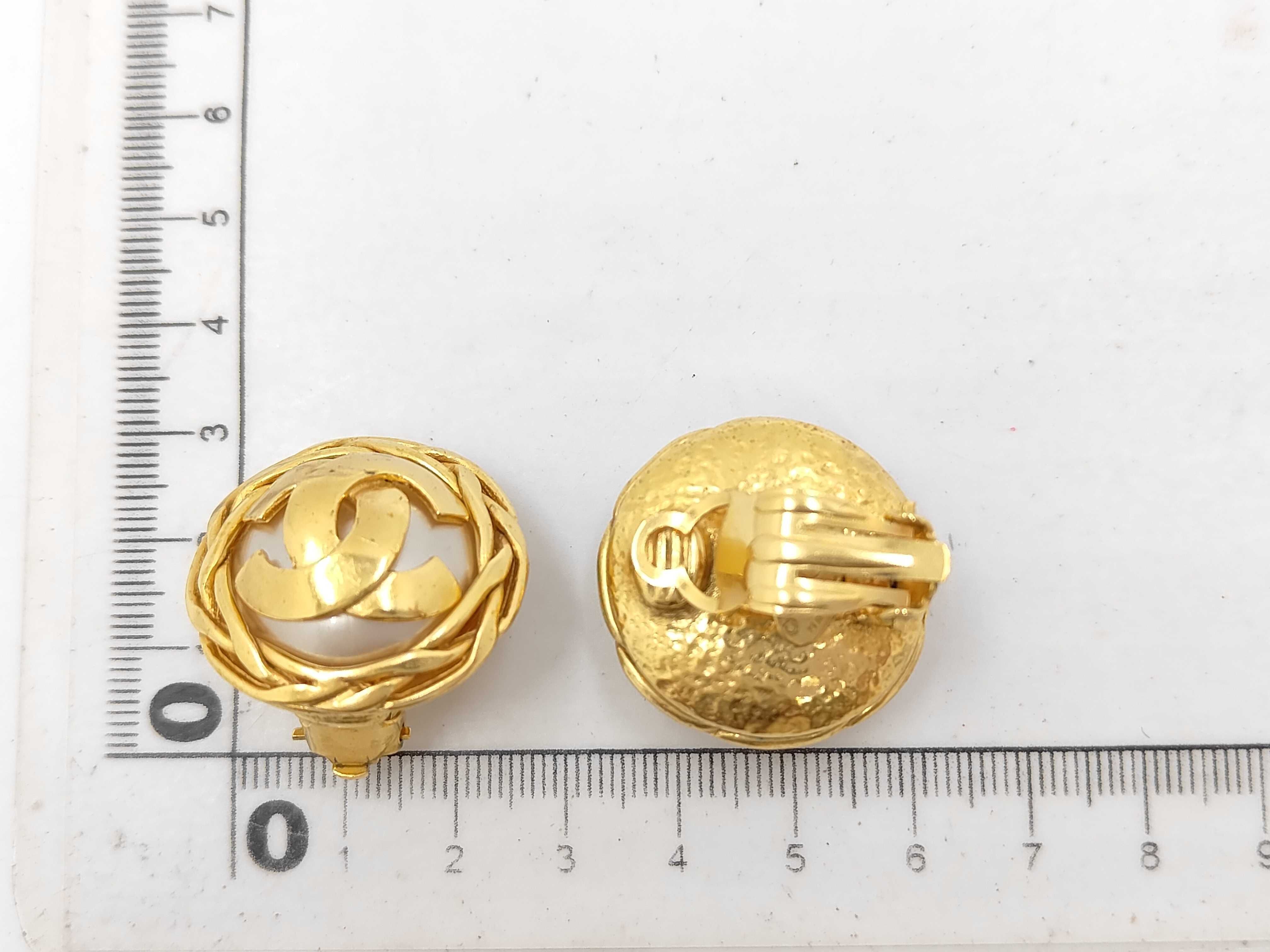 Coco Mark Faux Pearl Earrings 95P Earrings — view 6