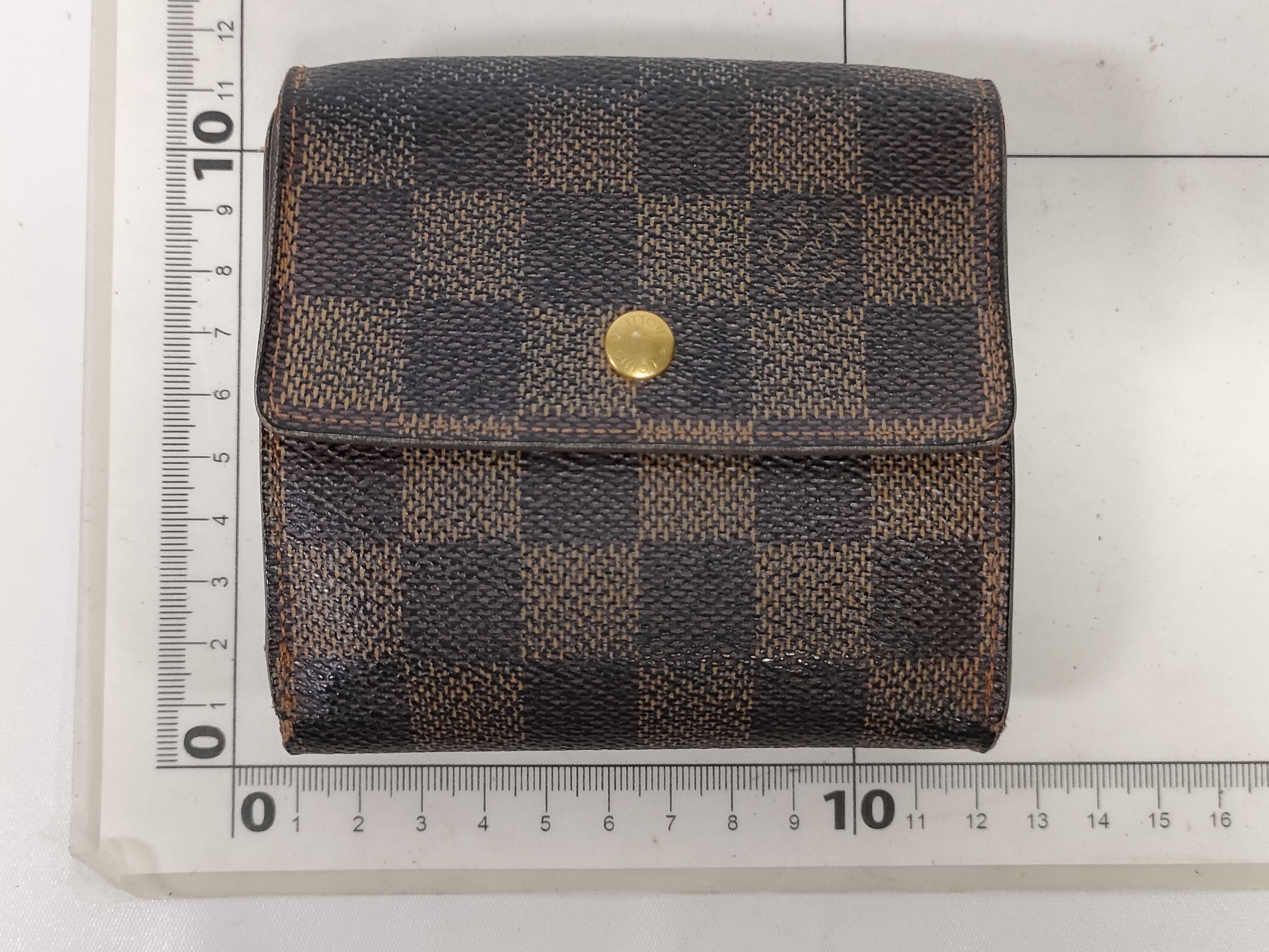 Damier N61652 Double Snap Wallet — view 2