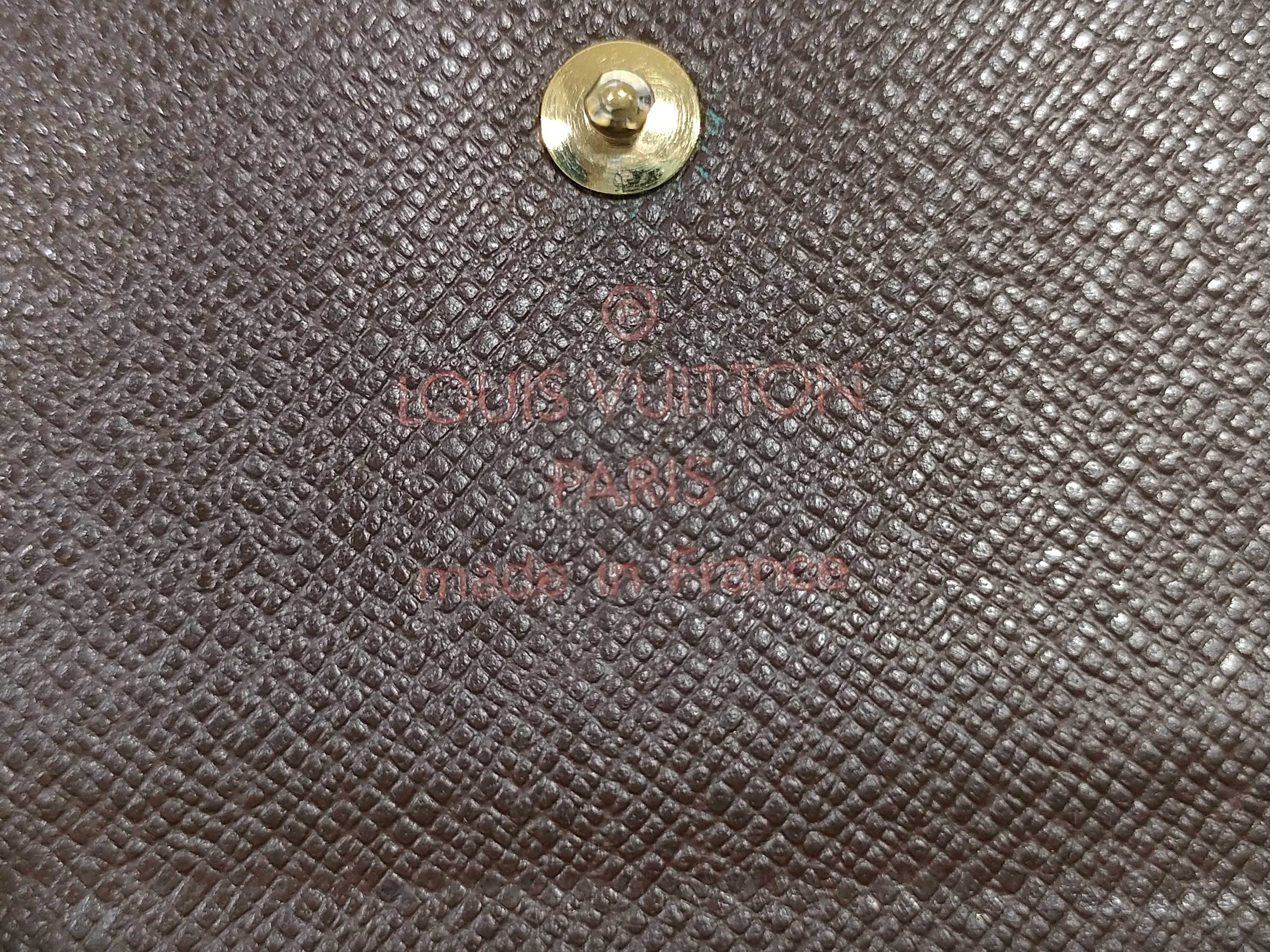 Damier N61652 Double Snap Wallet — view 14