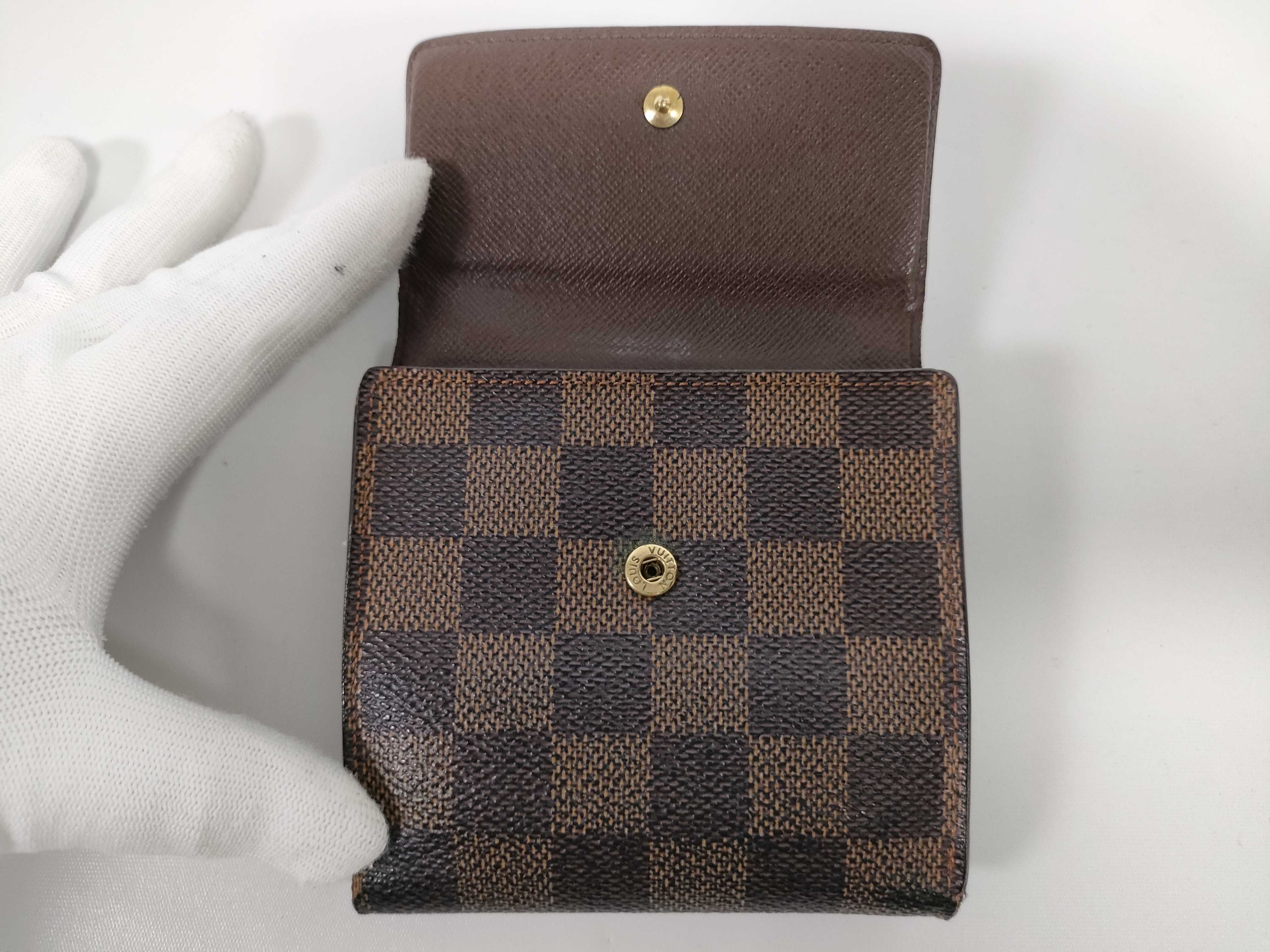 Damier N61652 Double Snap Wallet — view 9