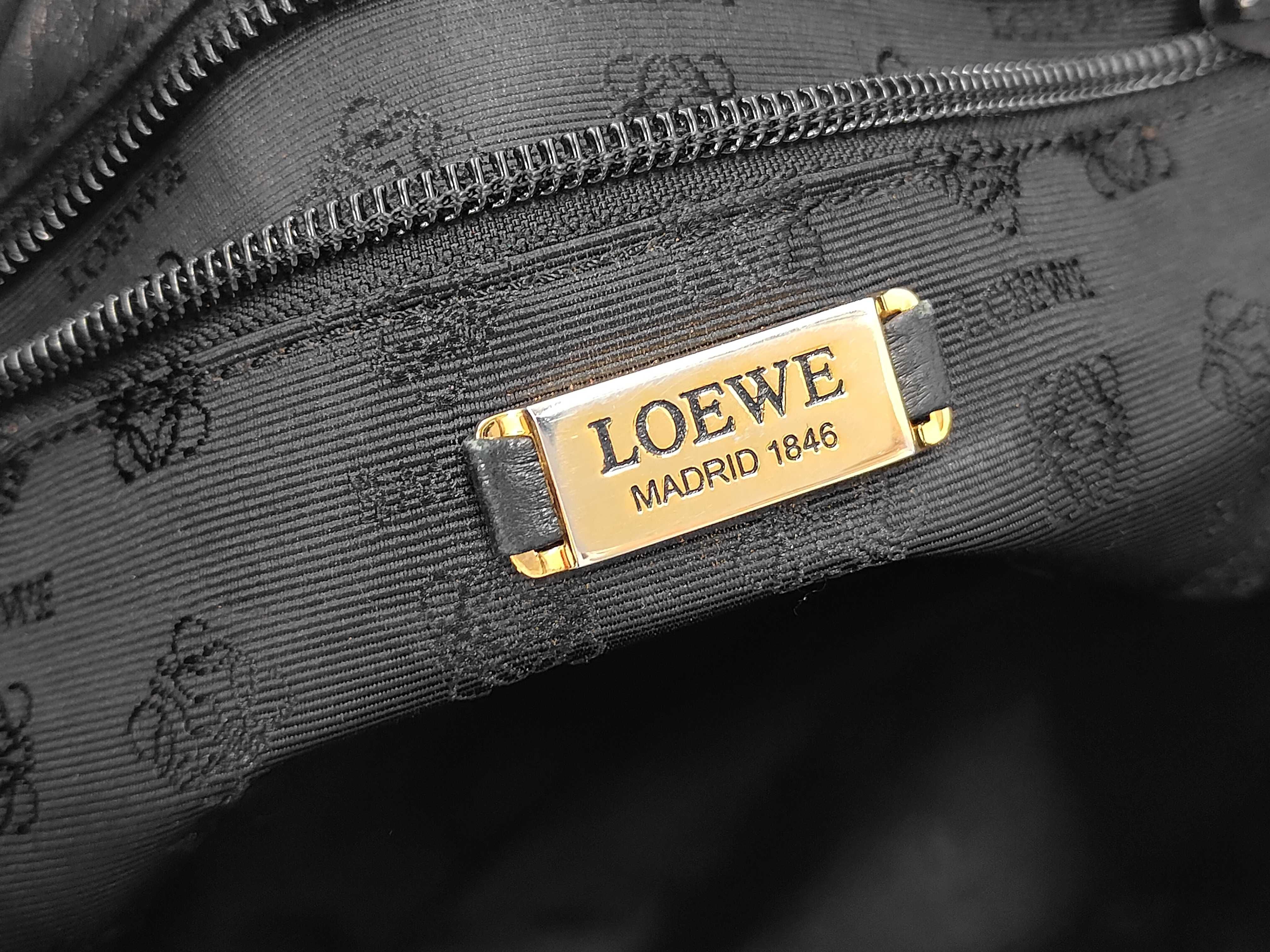 Anagram Nappa Tote Bag (Black) — view 8