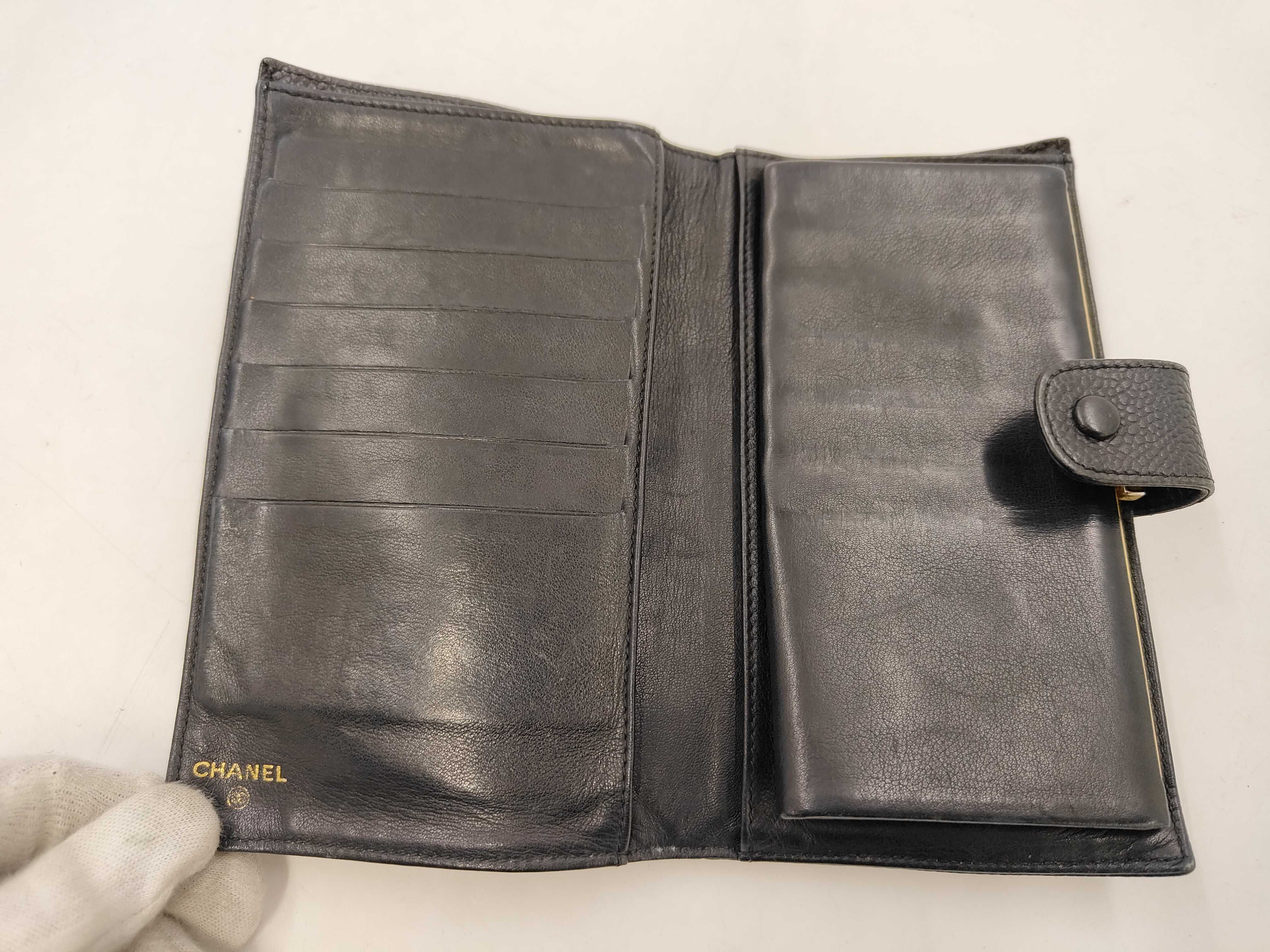 Caviar Skin Long Wallet Bag — view 4