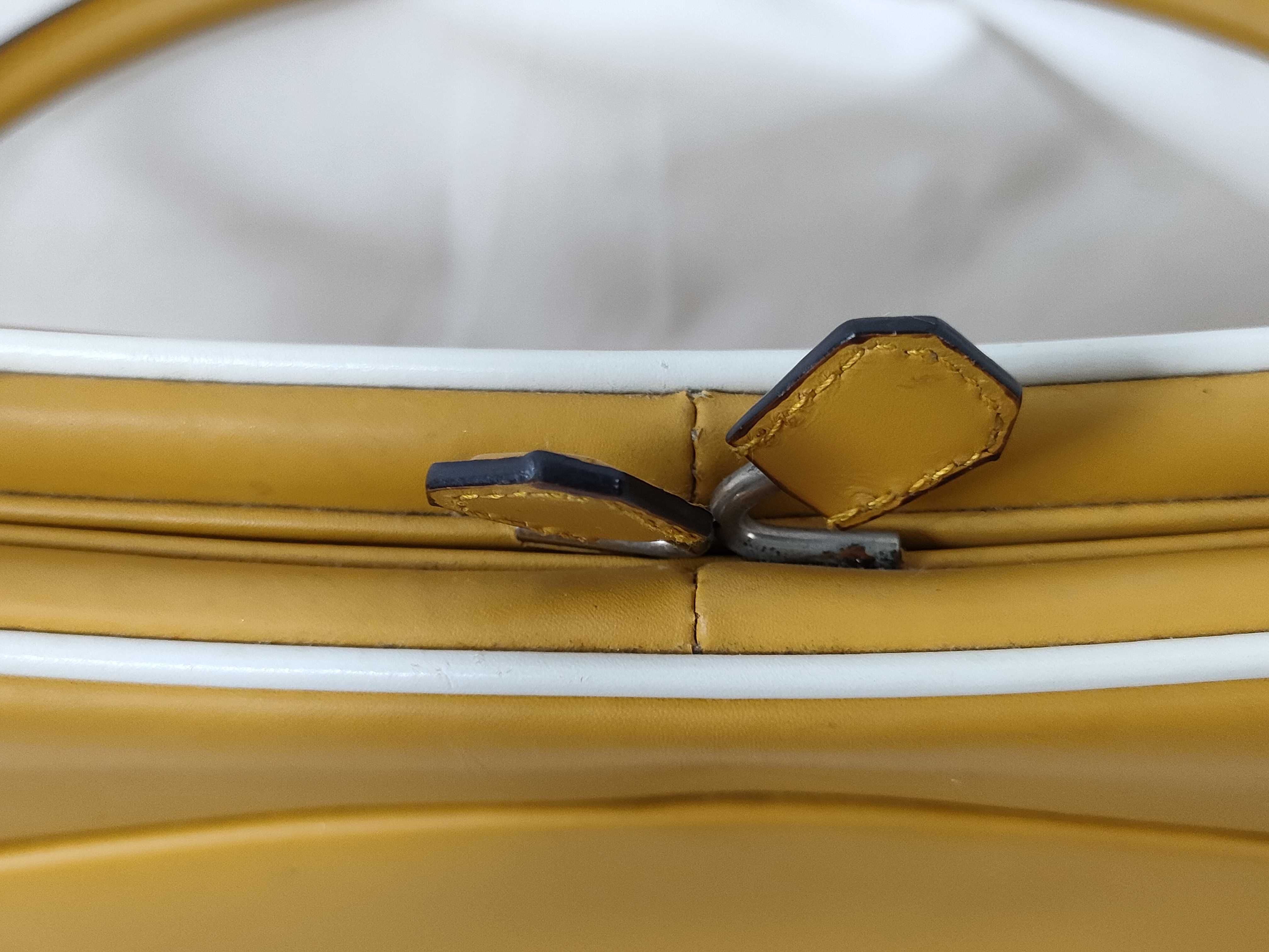 bag, yellow handbag — view 4