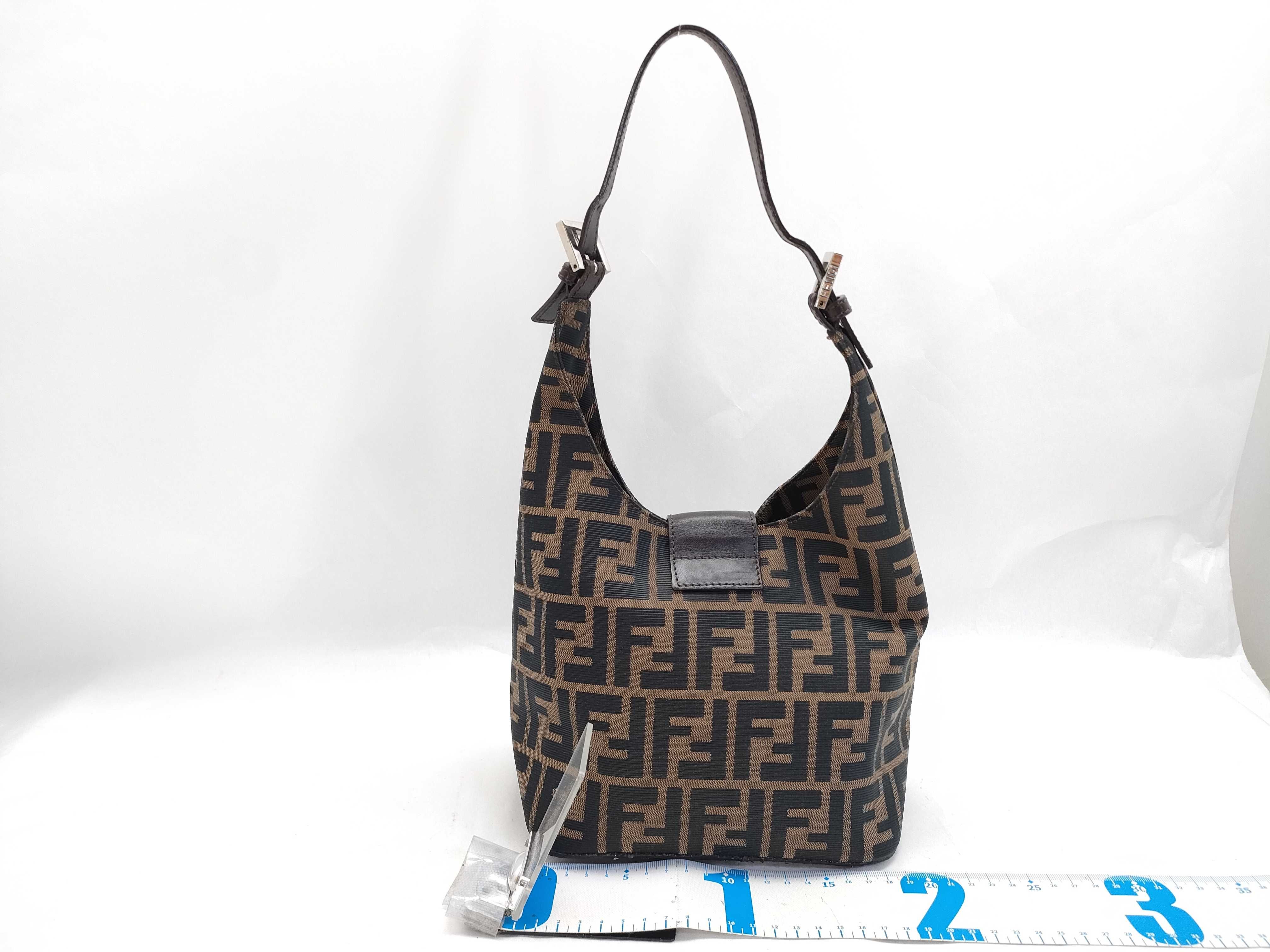 Zucca pattern Fendi Zucca handbag, one-handle handbag — view 2