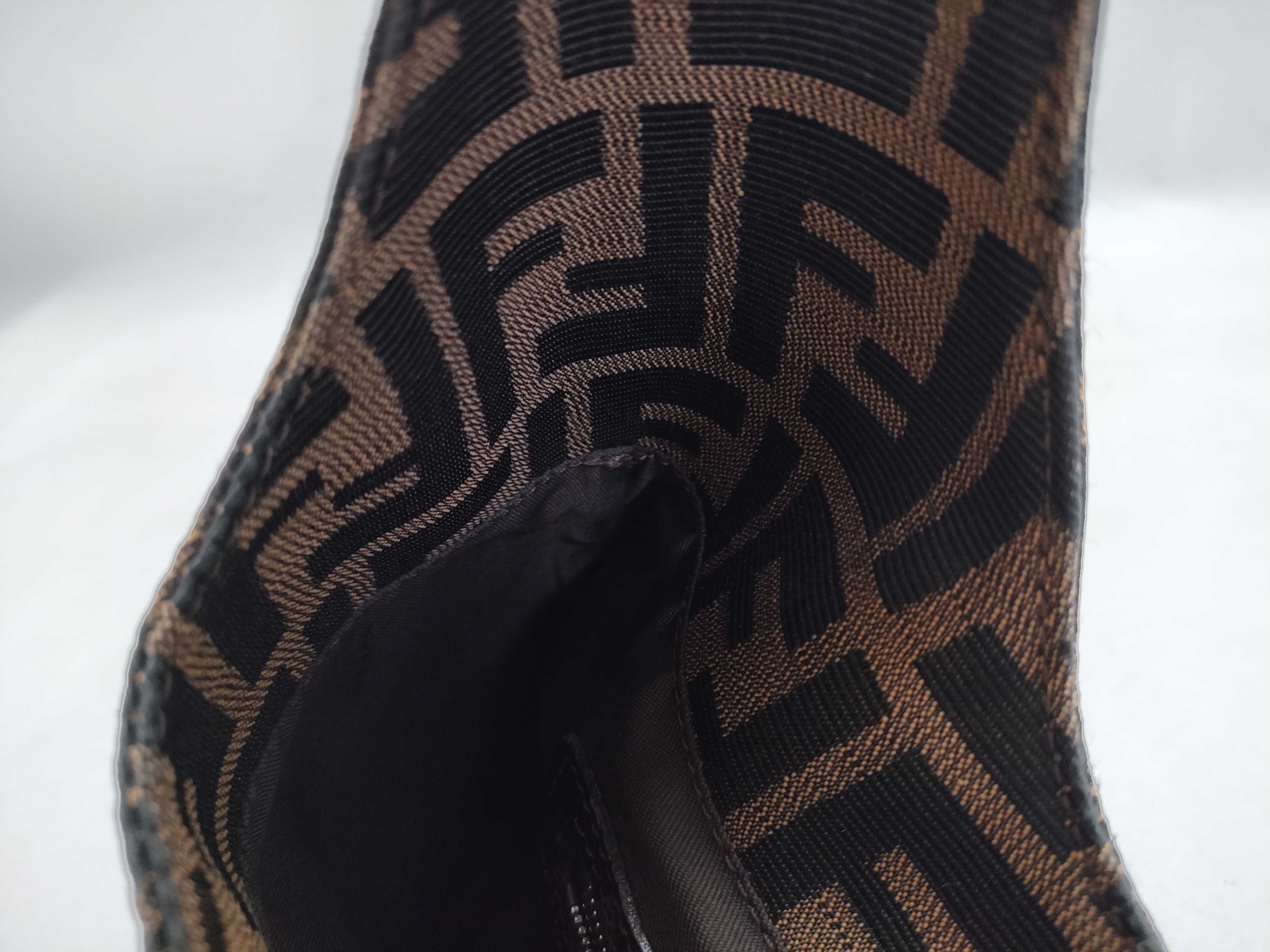 Zucca pattern Fendi Zucca handbag, one-handle handbag — view 11