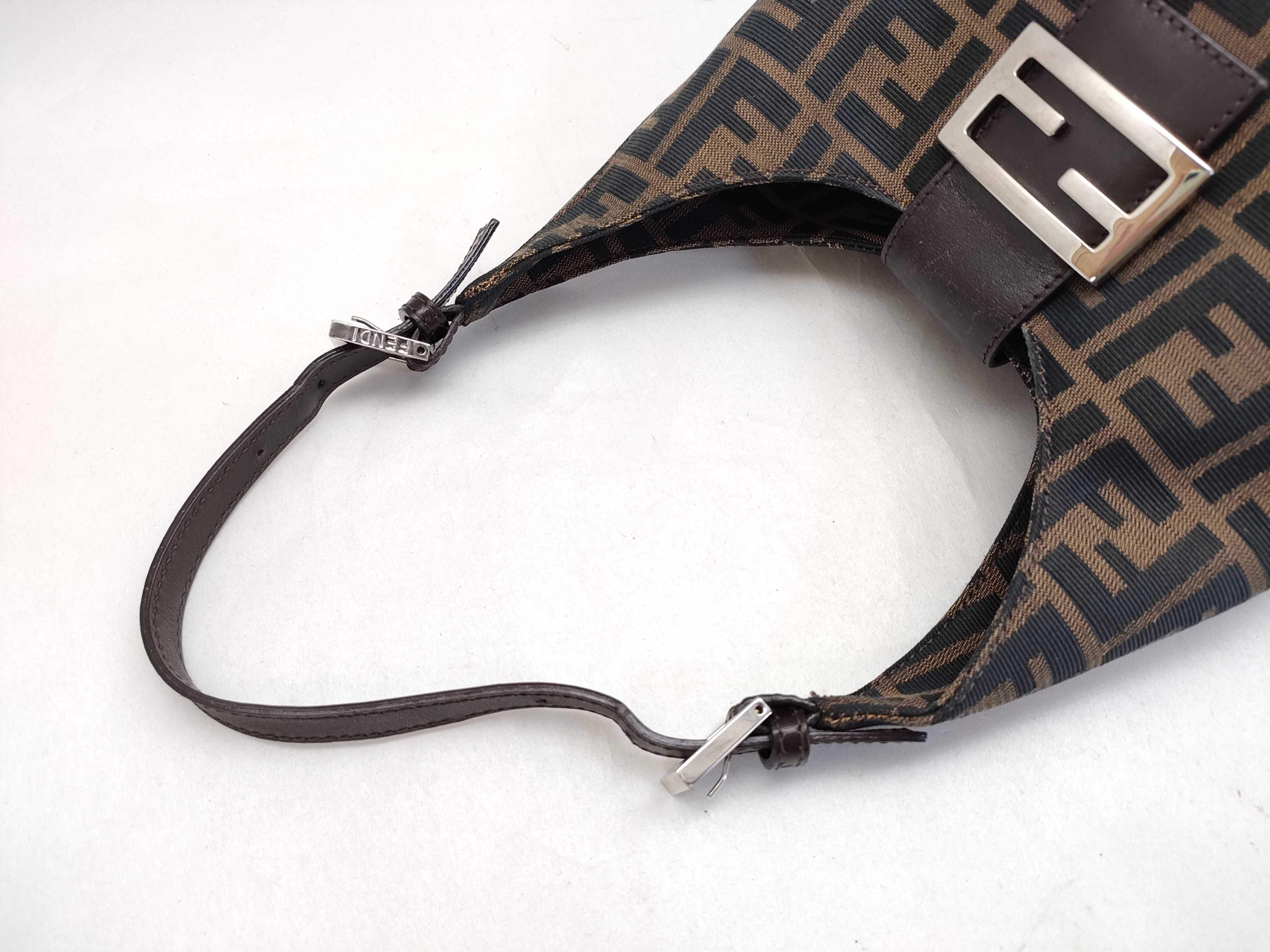 Zucca pattern Fendi Zucca handbag, one-handle handbag — view 3