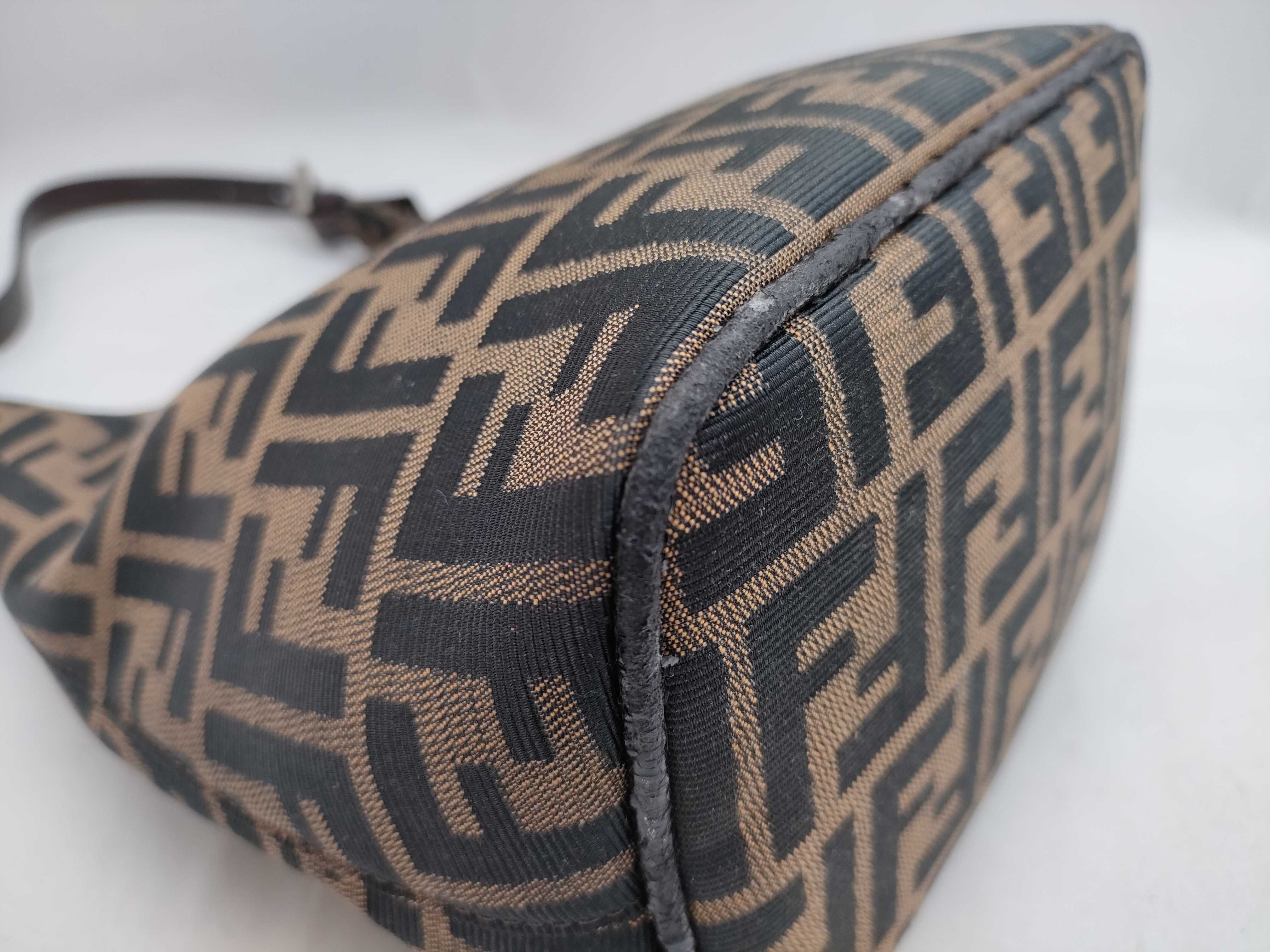Zucca pattern Fendi Zucca handbag, one-handle handbag — view 6