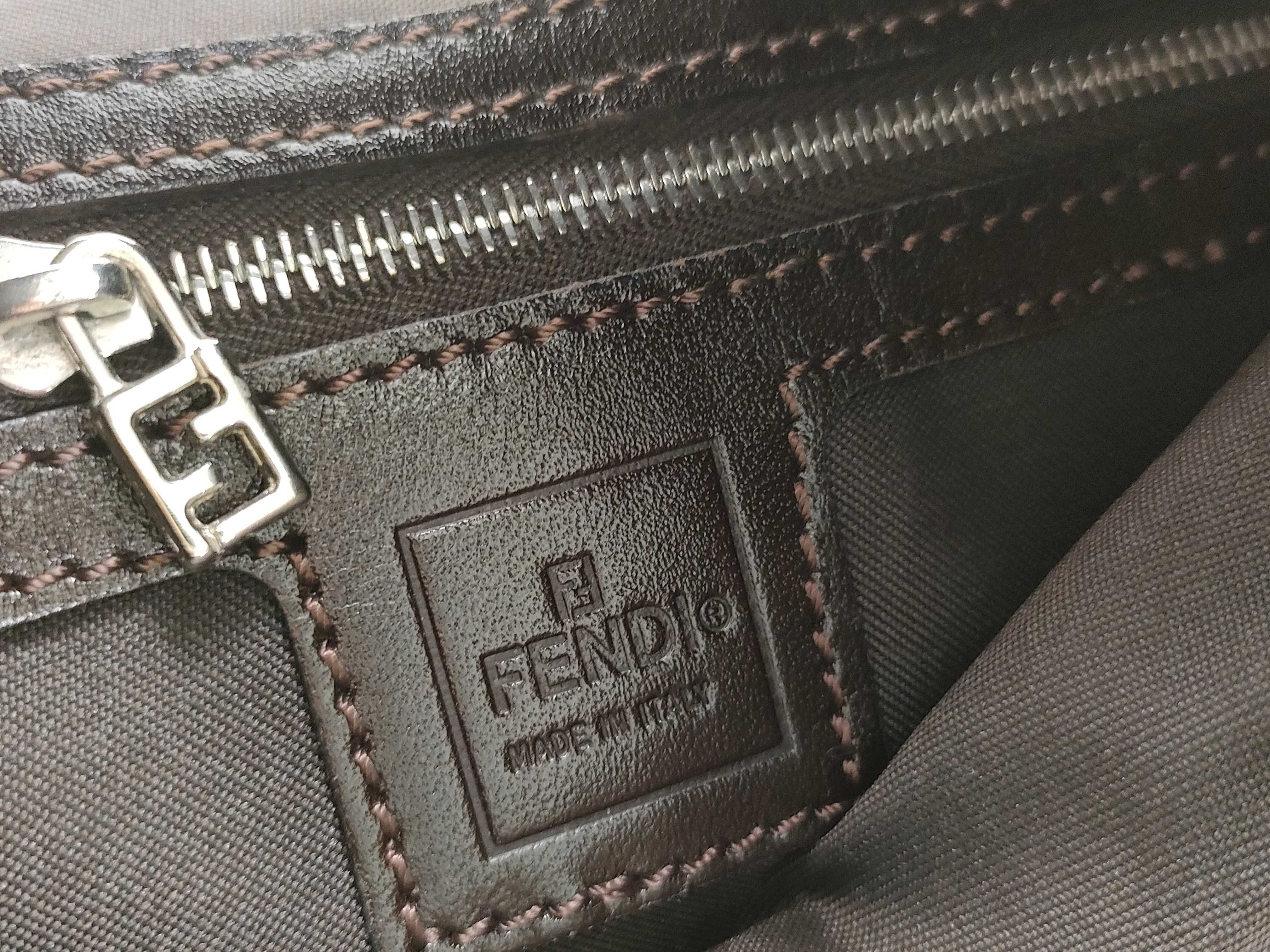 Zucca pattern Fendi Zucca handbag, one-handle handbag — view 9