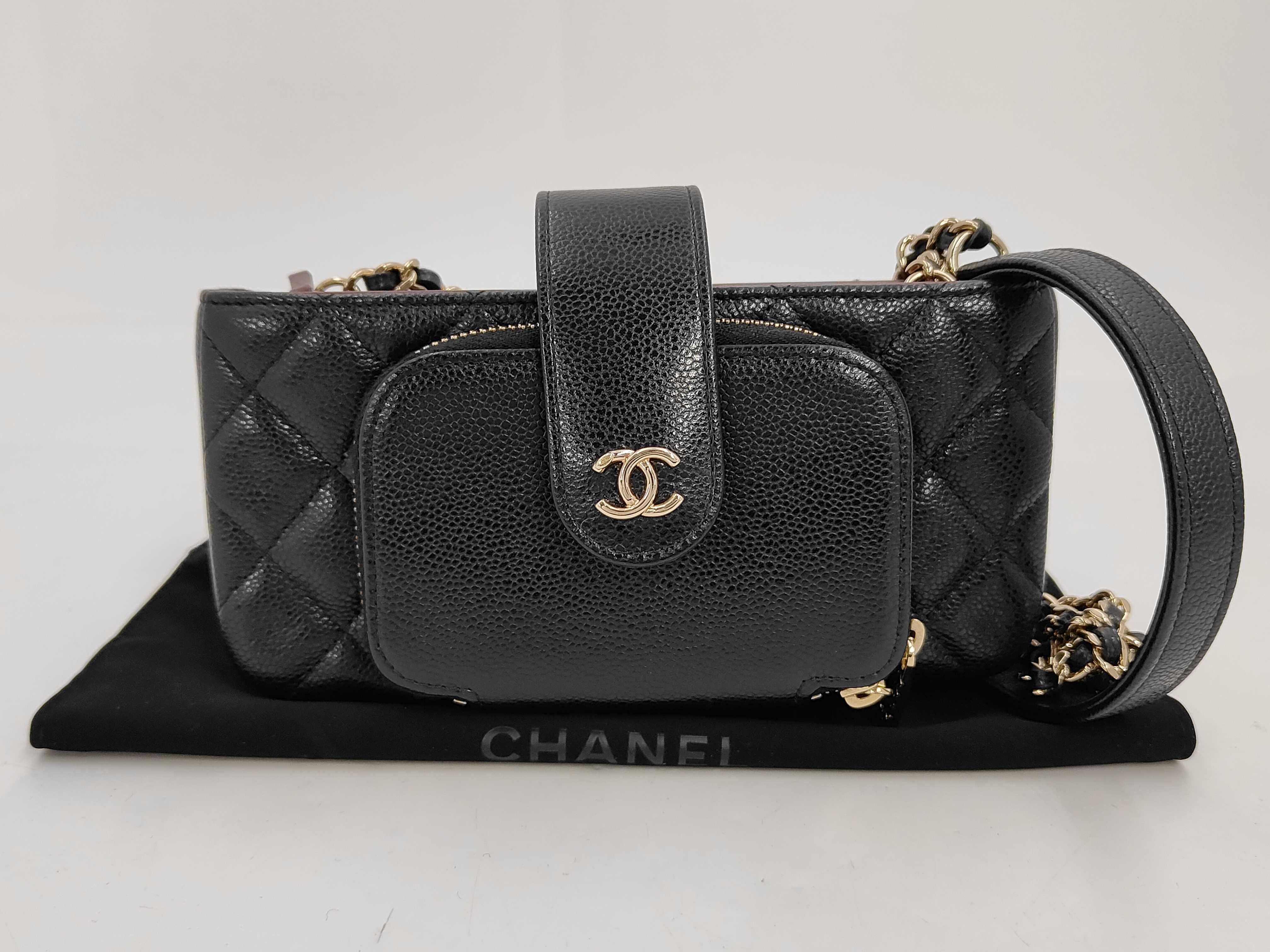 Phone Case Chain Shoulder Bag Caviar Leather AP2916 U8HU5027 Shoulder Bag