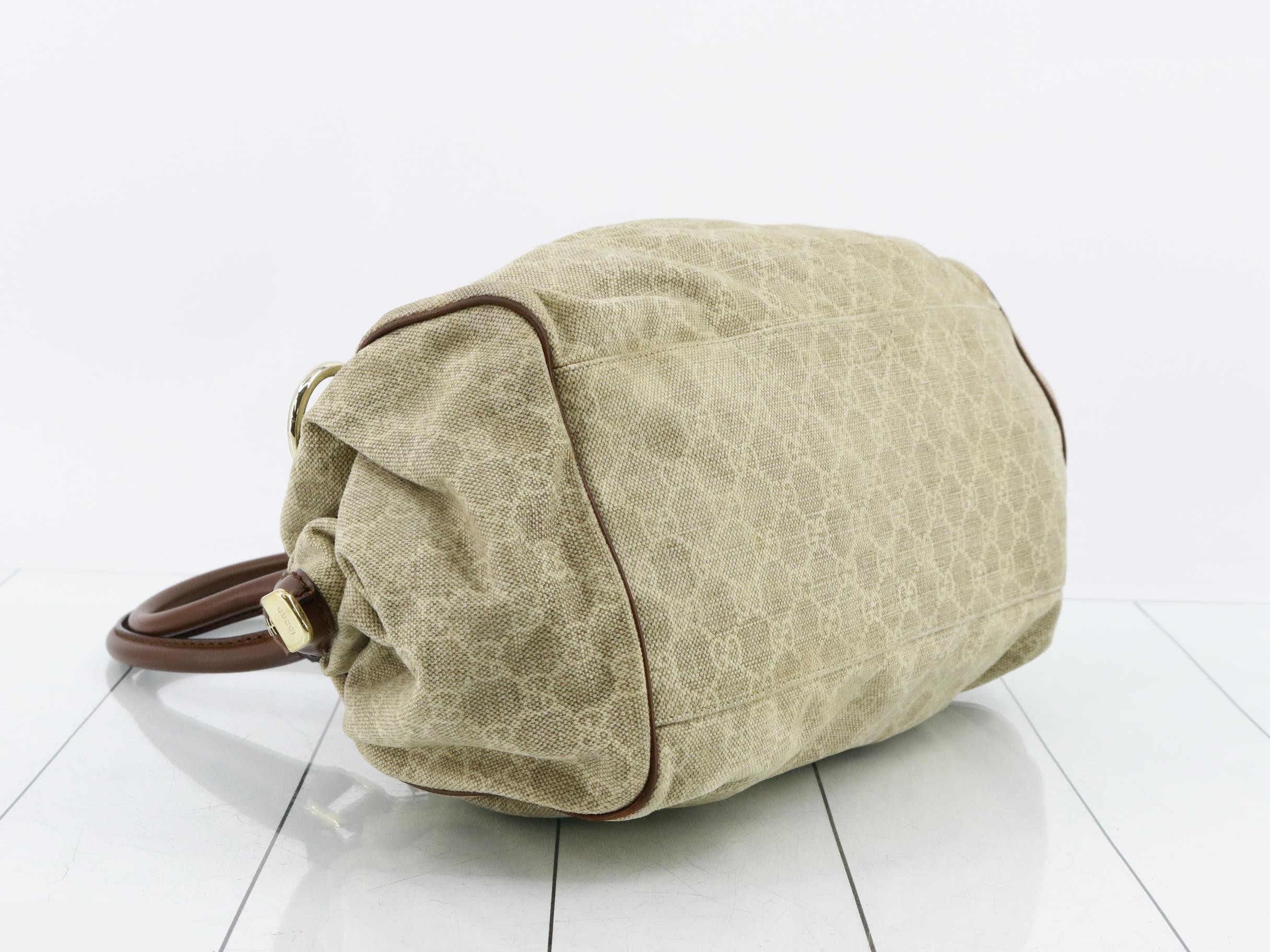 Sukey GG Canvas Leather Handbag — view 5